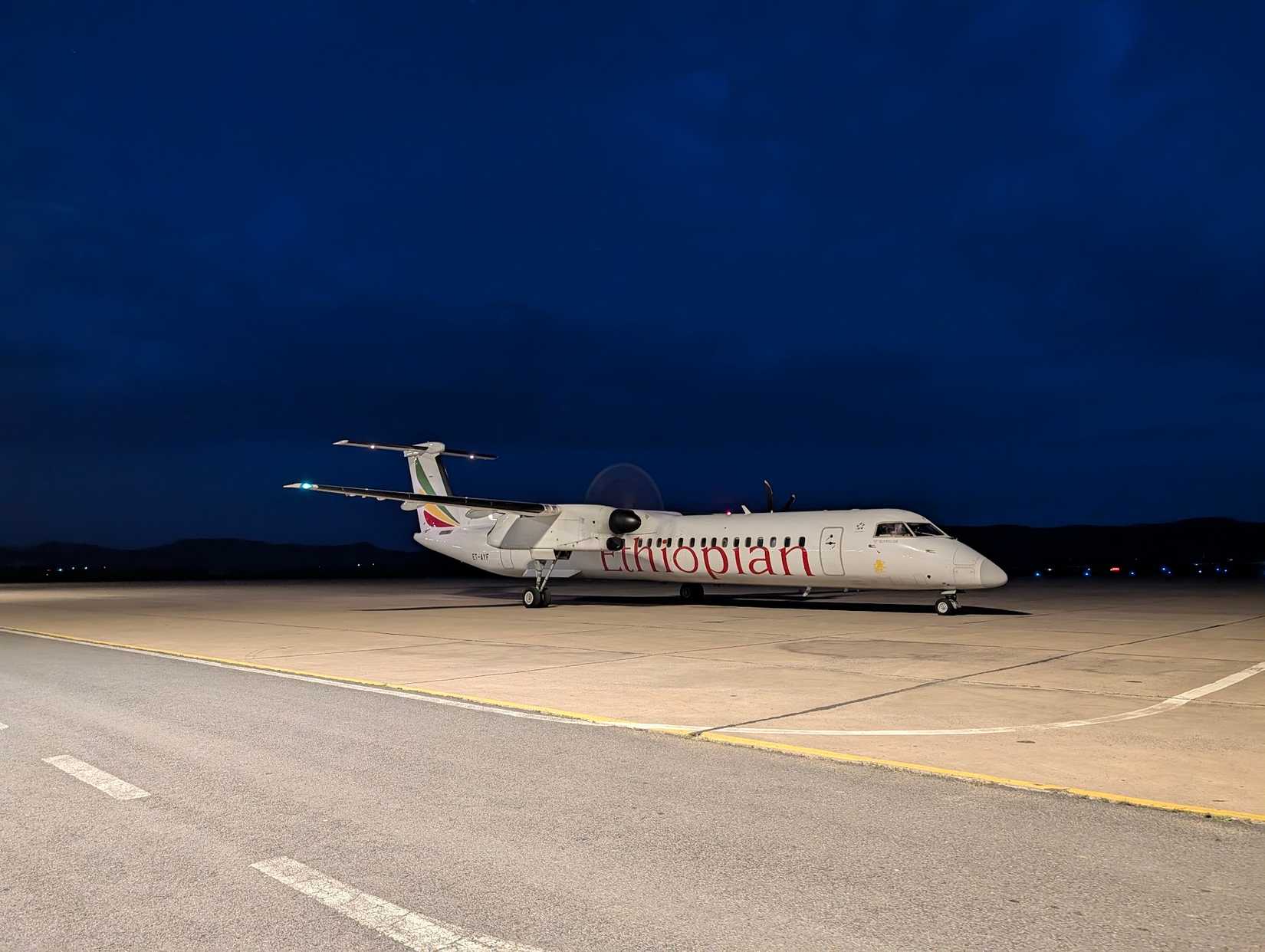 Ethiopian Dash aircraft