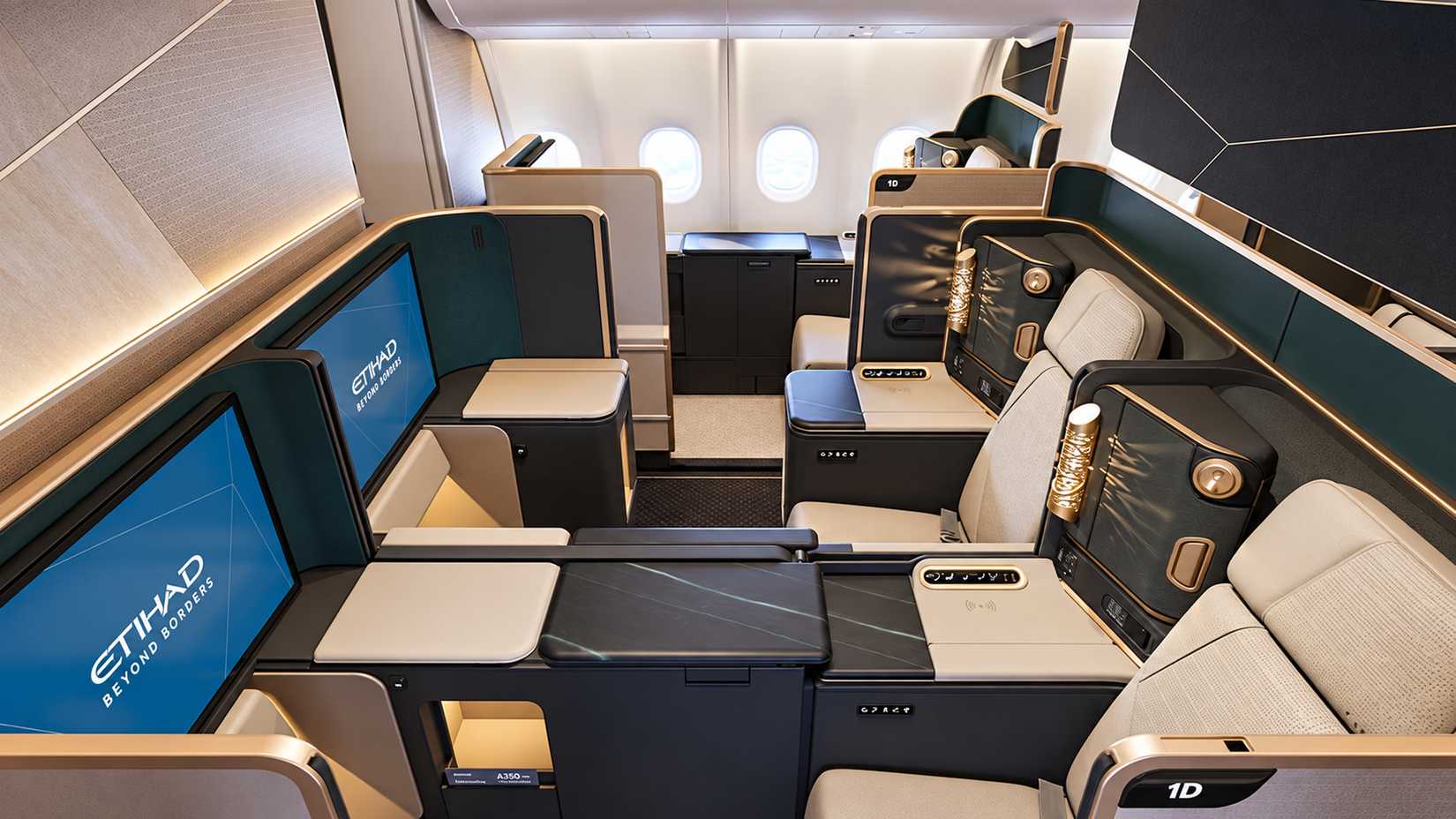 Etihad Airbus A330neo Cabin