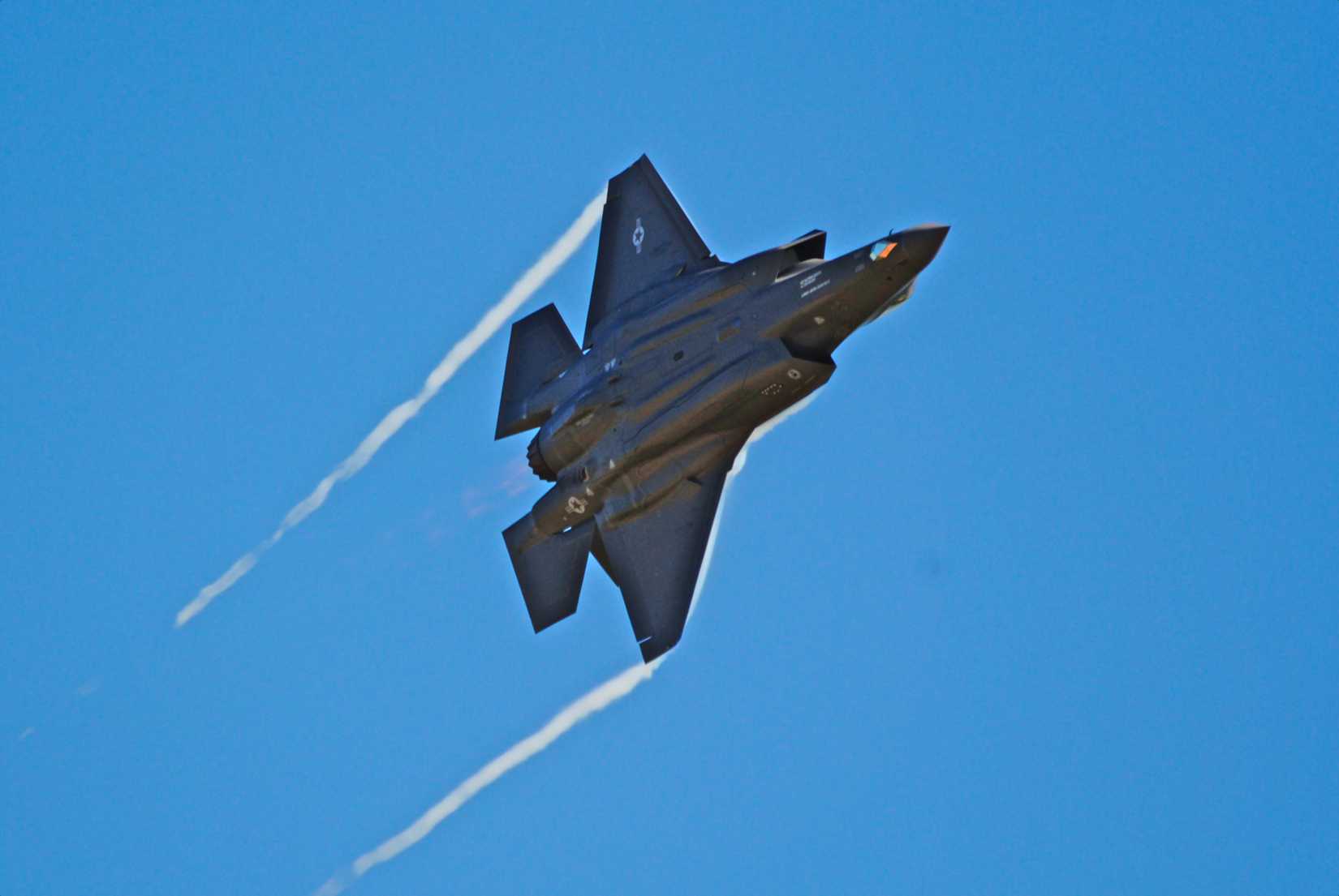 Lockheed Martin F-35A Lightning II Demo Team performing at NATO Days 2023, Ostrava, CZ
