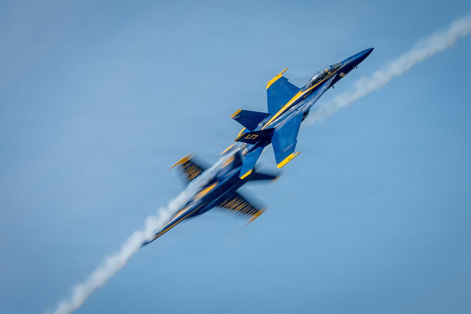 FA-18 Super Hornet aircraft with the U.S. Navy
