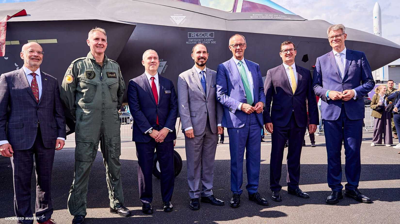 German politicians by F-35