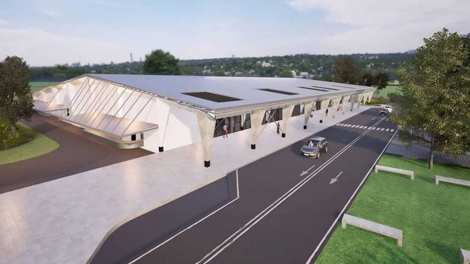Render of the future Mataveri Airport