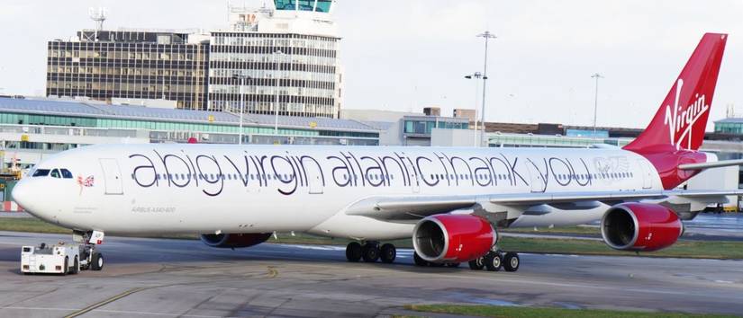 Virgin A340 Taxiing