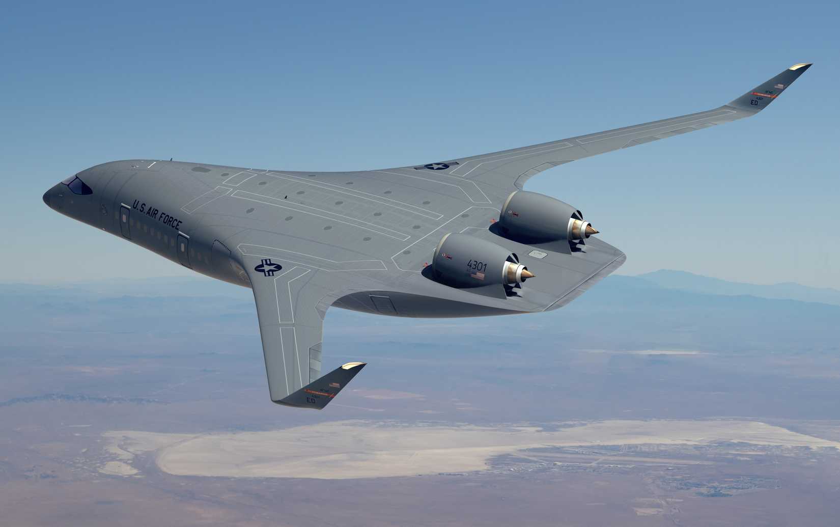 JetZero blended wing bodyaircraft prototypeconcept art