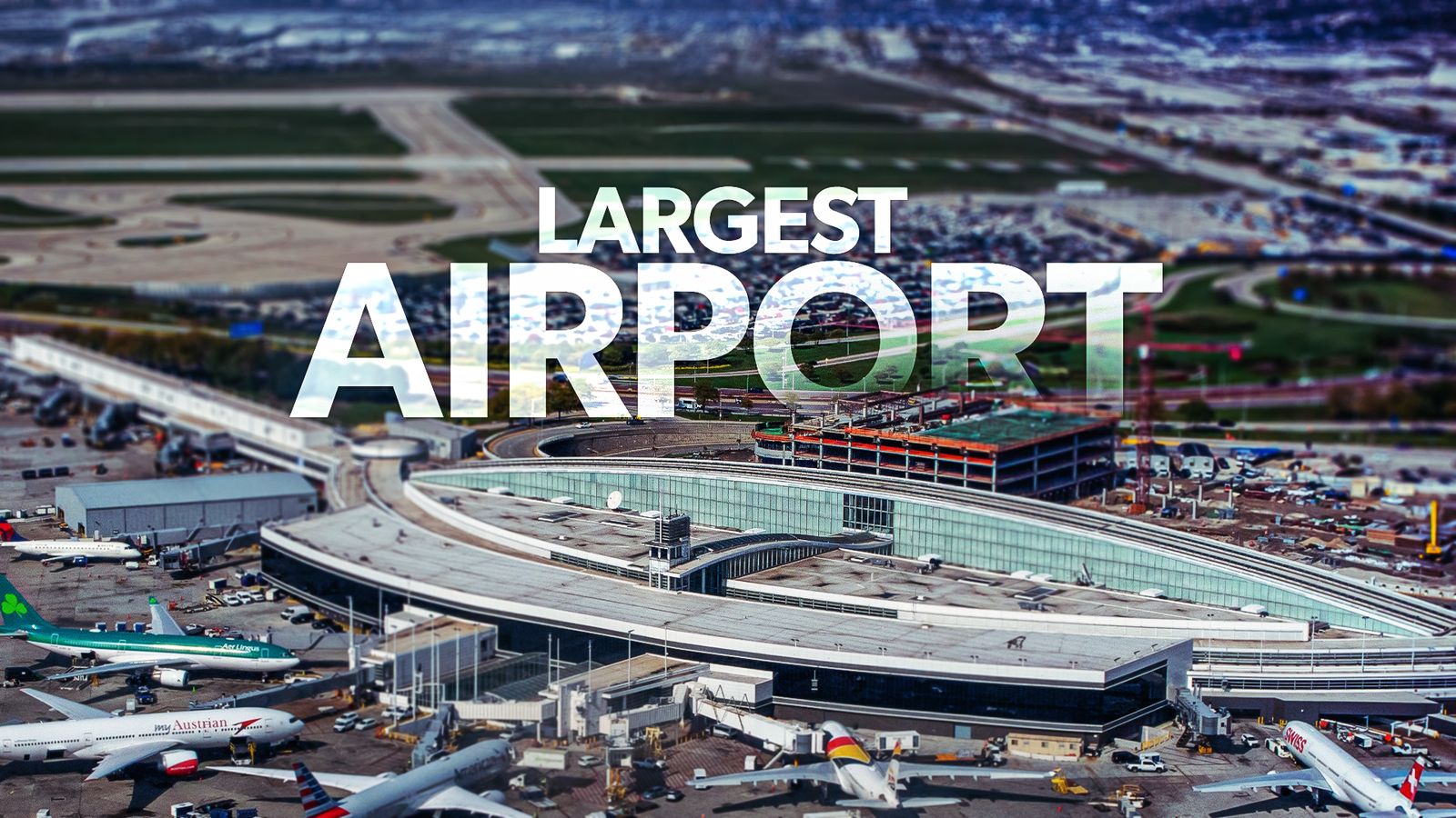 Os 5 maiores aeroportos do mundo por número de portões de embarque