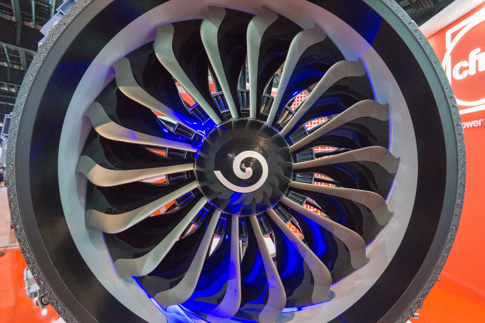 LEAP engine fan blades