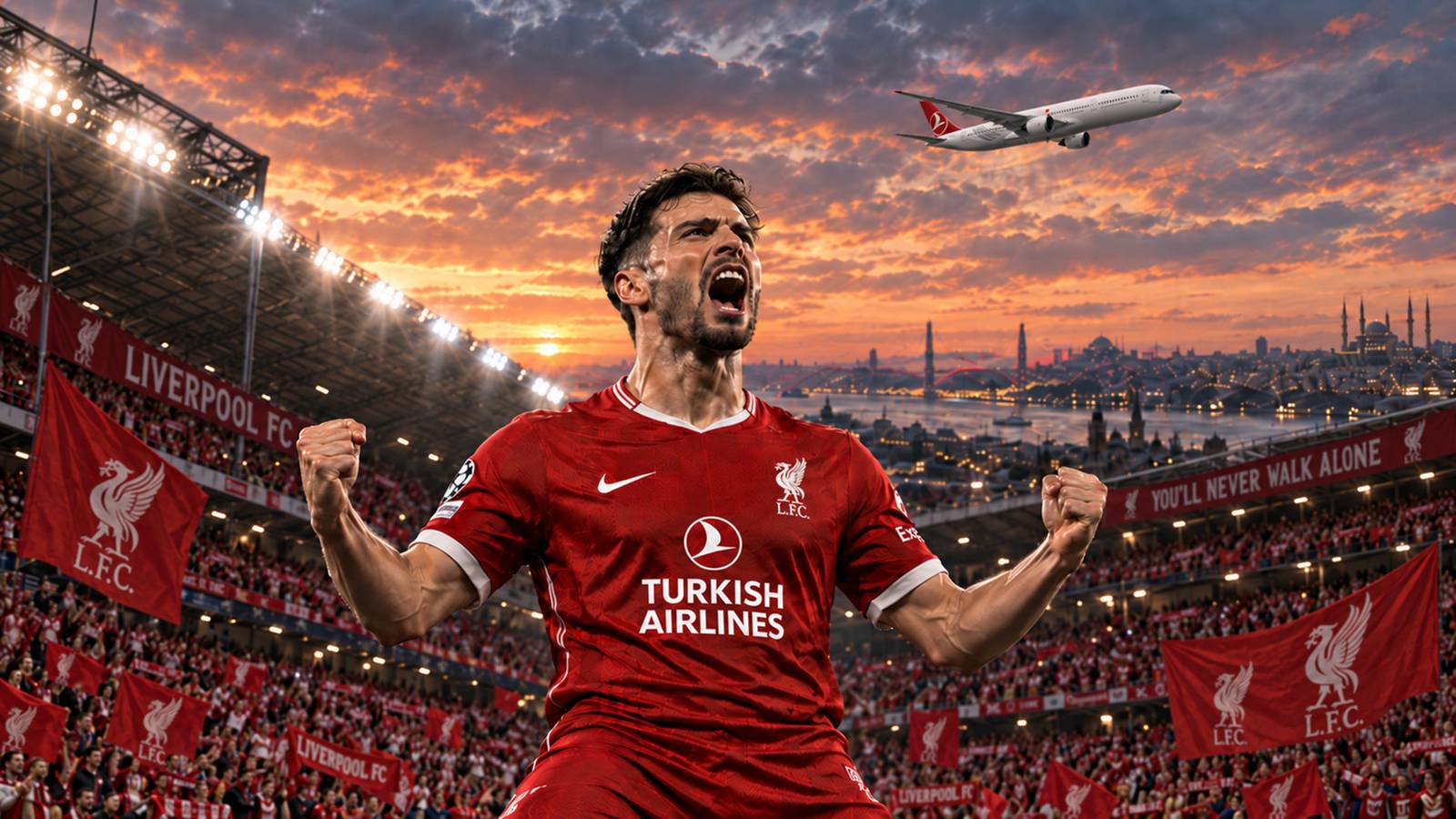 Patrocínio Histórico: Turkish Airlines e Liverpool FC em Acordo de US$ 400 Milhões