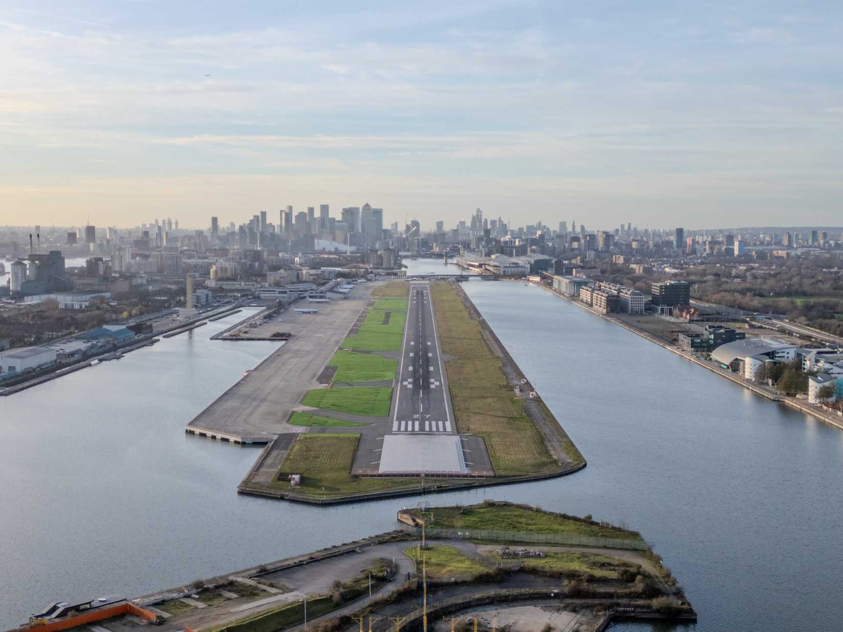 London City Airport Aerial View