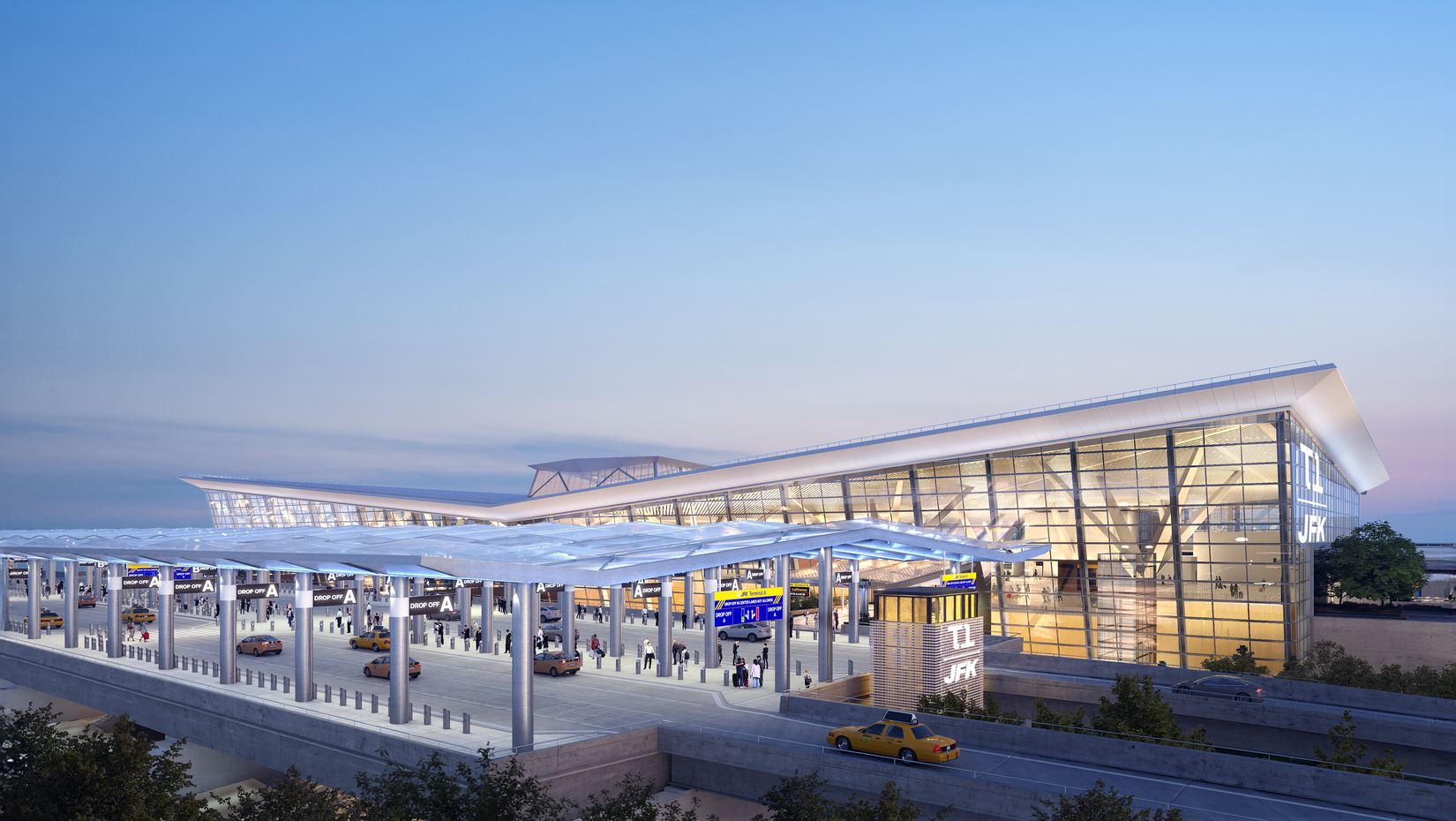 New York JFK Airport New Terminal One Exterior