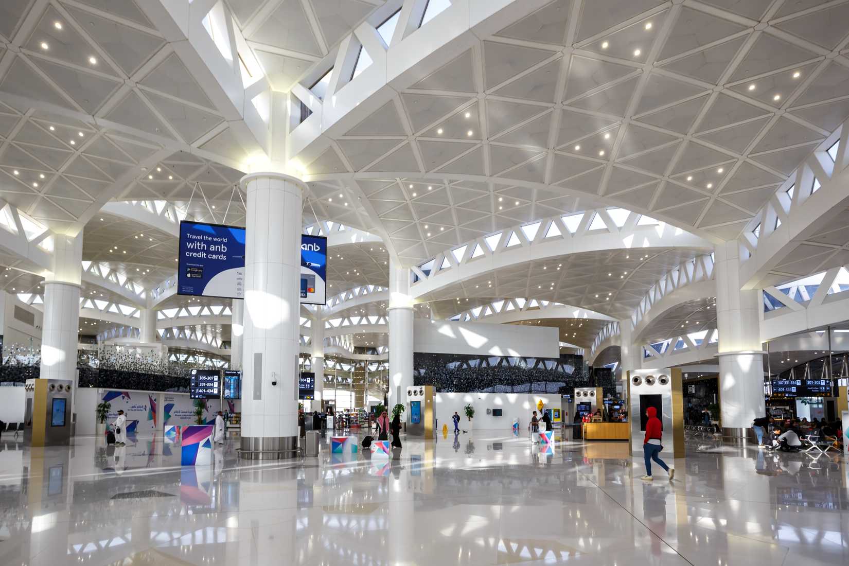 Riyadh Airport terminal inside Markus Mainka