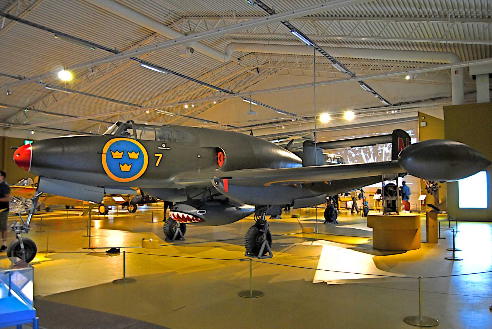 Saab J21R at Flygvapenmuseum, Malmen, 2026
