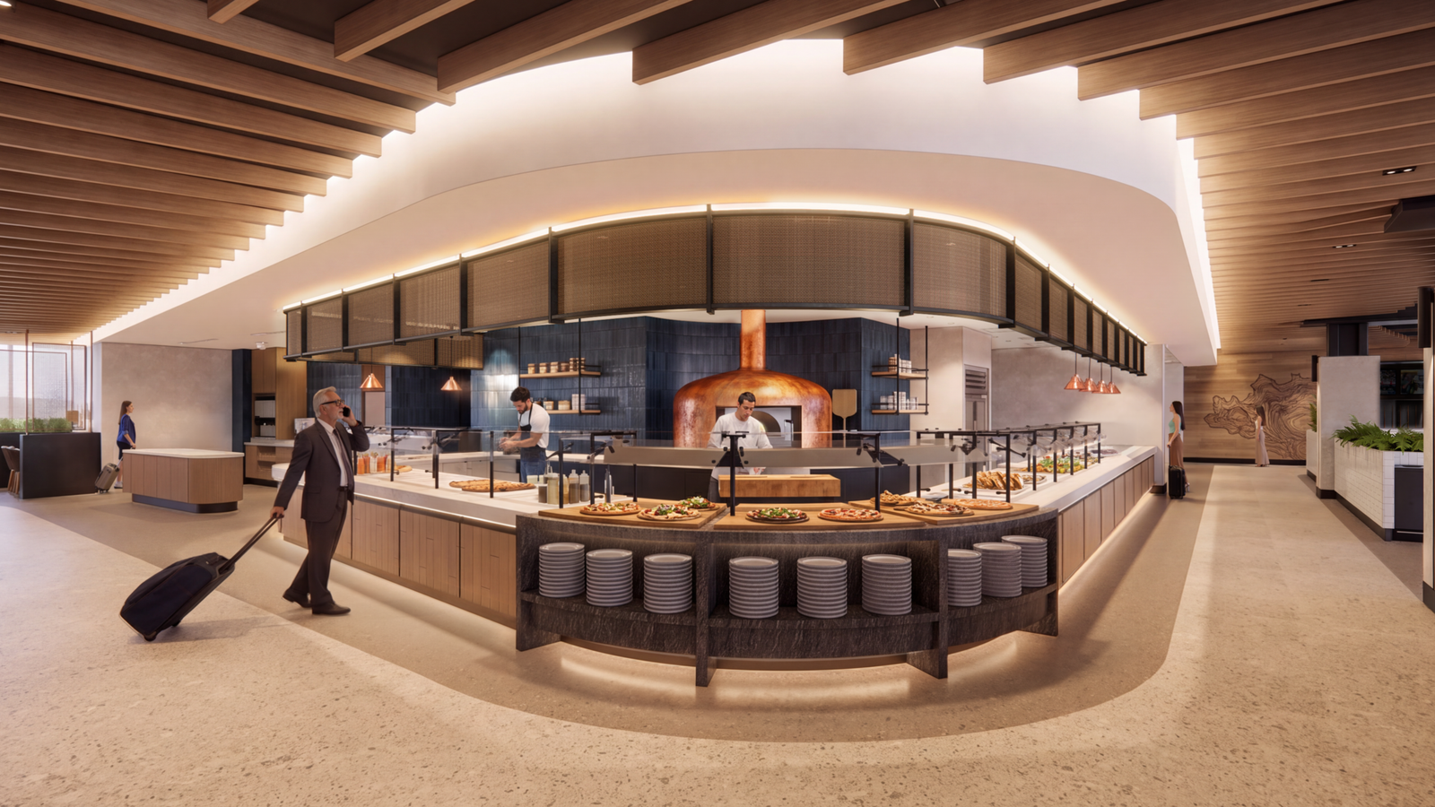 Alaska Air Group terá megacomplexo Aurora Lounge em Seattle e novo espaço em Honolulu