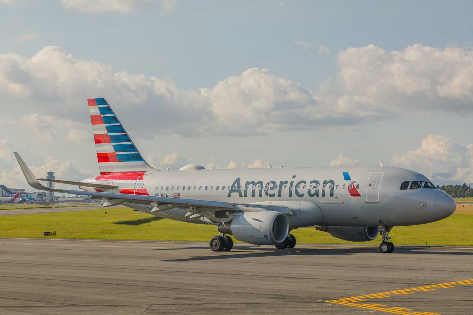American Airlines aircraft at Bogota