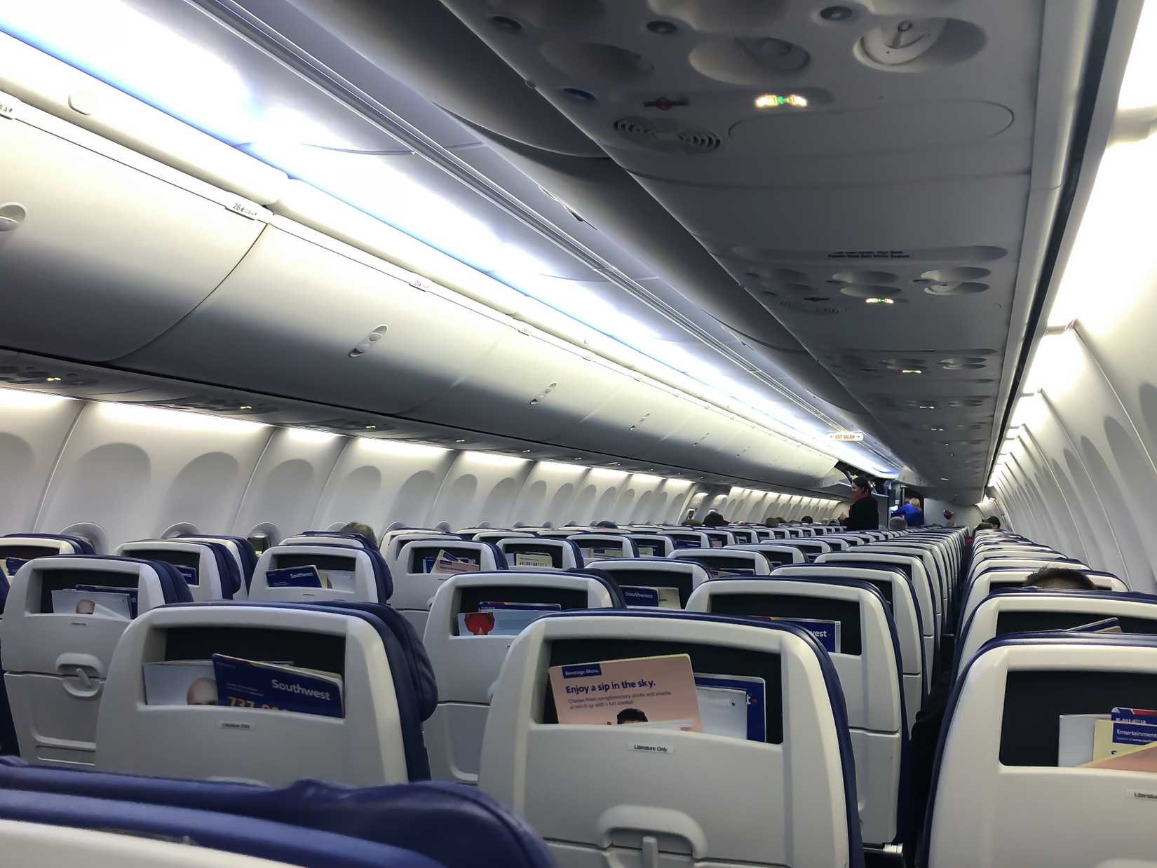 Southwest Airlines Boeing 737 cabin