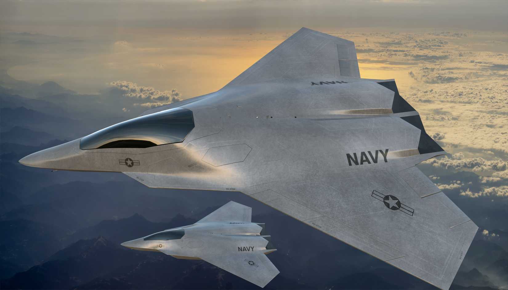  vision of the F/A-XX 6th generation fighter