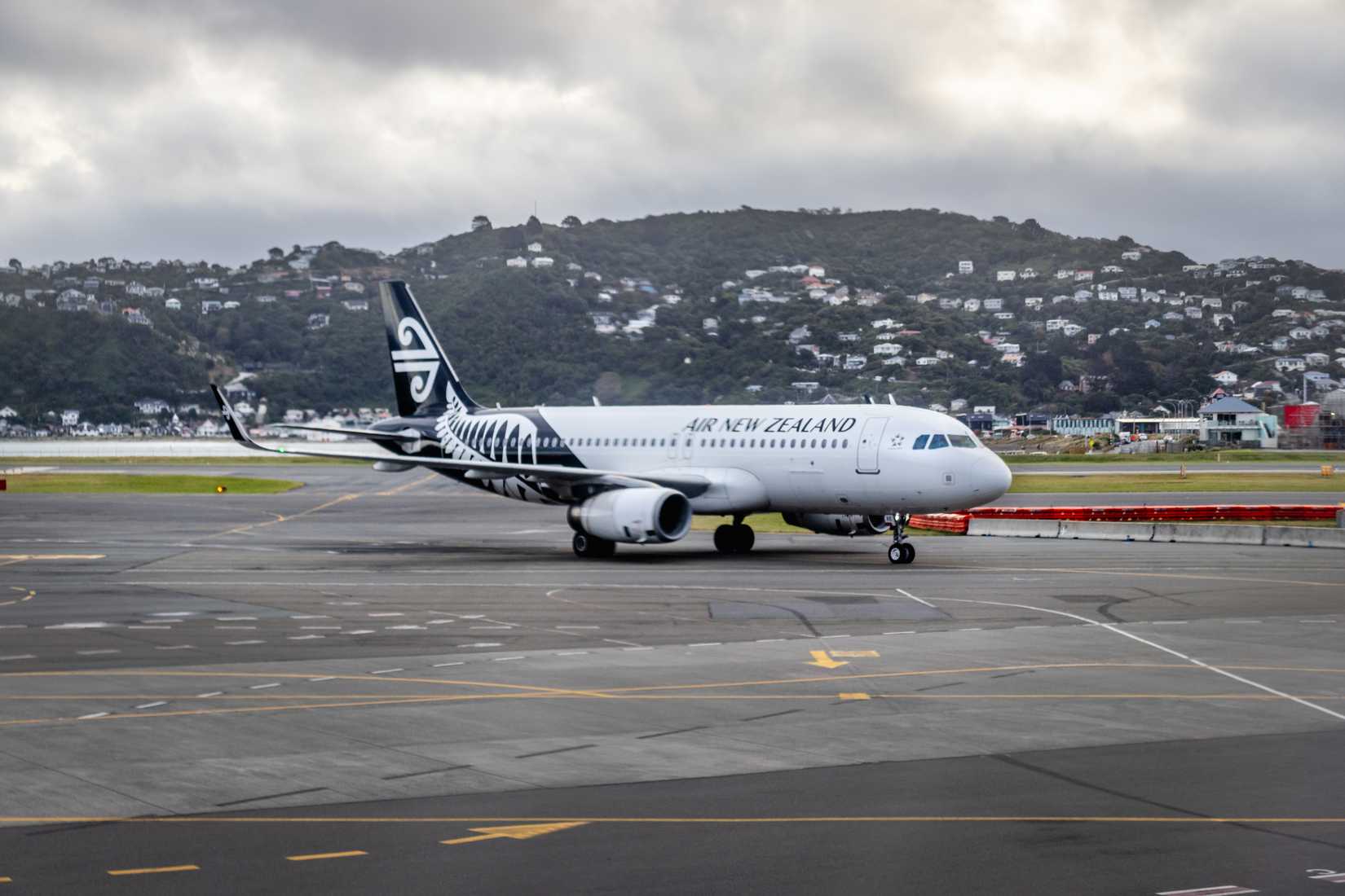 Air New Zealand Airbus A320neo at Wellington