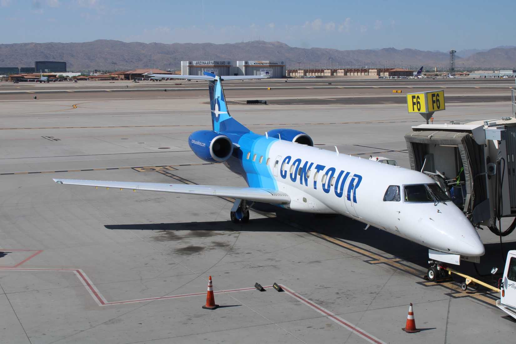 Contour Airlines Embraer ERJ 135 airplane at Phoenix airport (PHX)