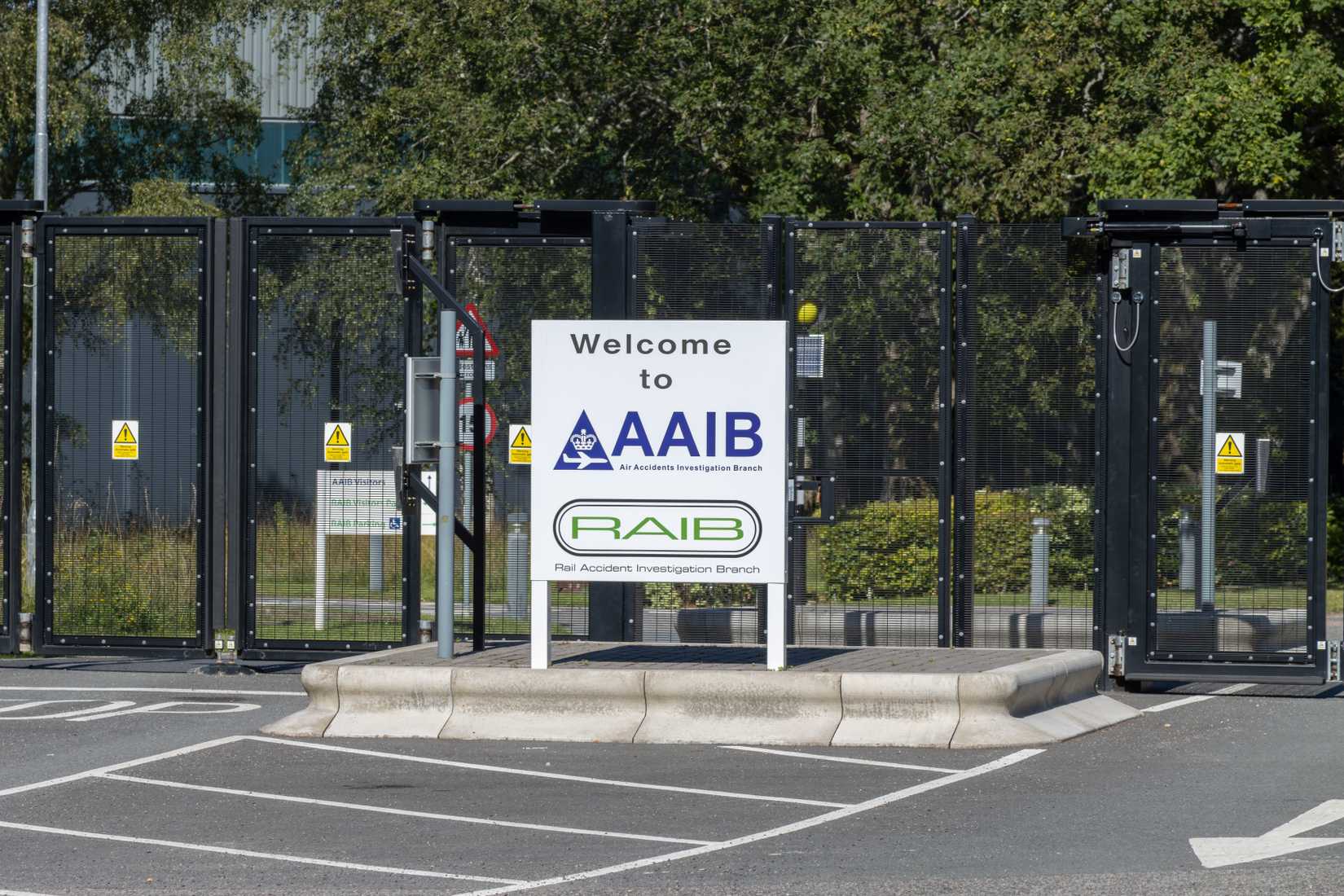 Farnborough, UK - 05 September 2023 - The Air Accidents Investigation Branch AAIB UK Also home to RAIB Rail Accident Investigation Branch