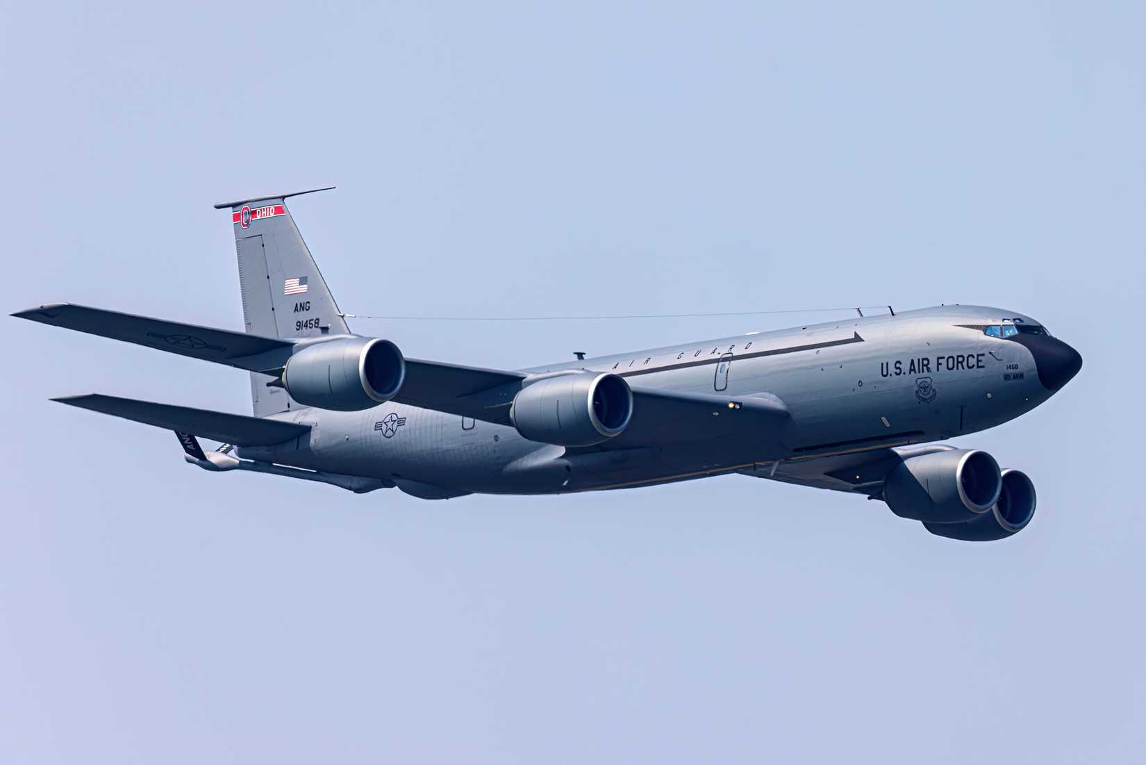 USAF Boeing KC-135 Stratotanker In Flight