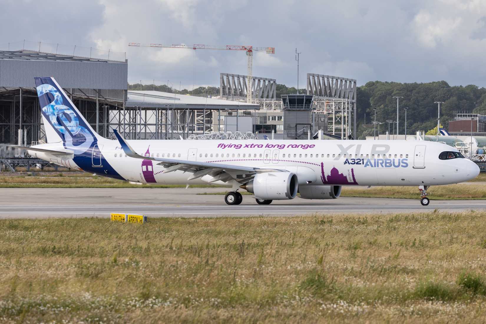 Hamburg, Germany - June 13, 2022 - Airbus Industrie (VK | AIB) at Hamburg Finkenwerder (EDHI|XFW) with an Airbus A321-251NY A21N (F-WXLR | 11000).