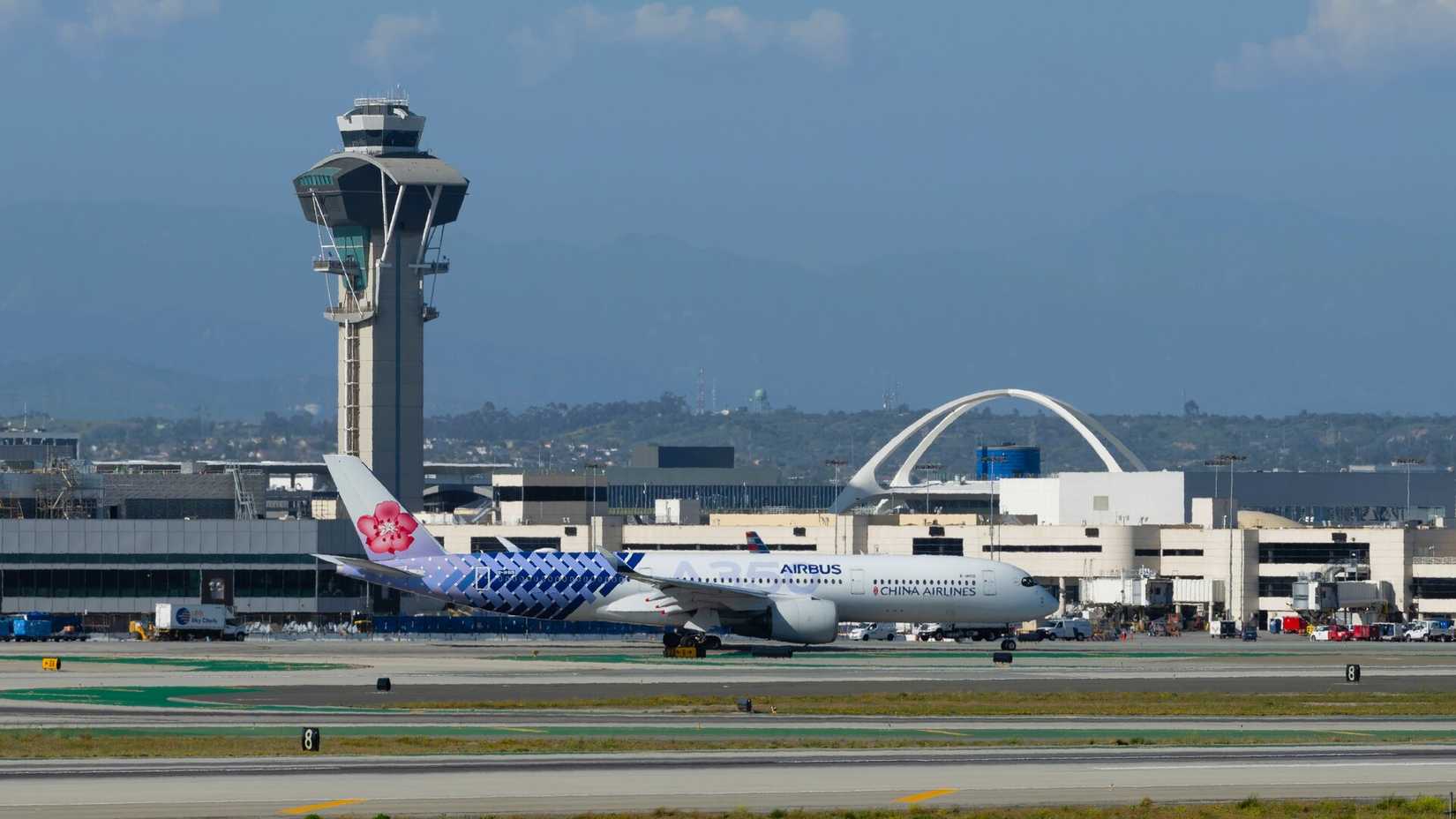 China Airlines A350 at LAX