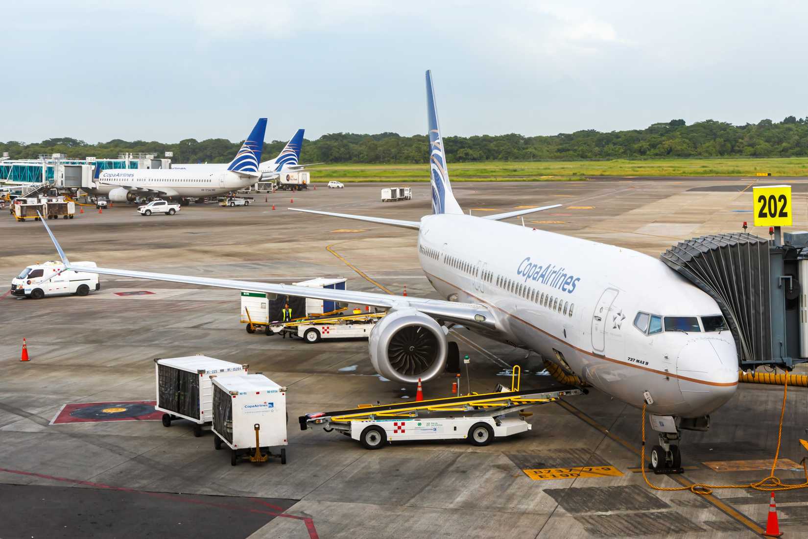Copa Airlines Boeing 737 On Ground In Panama 