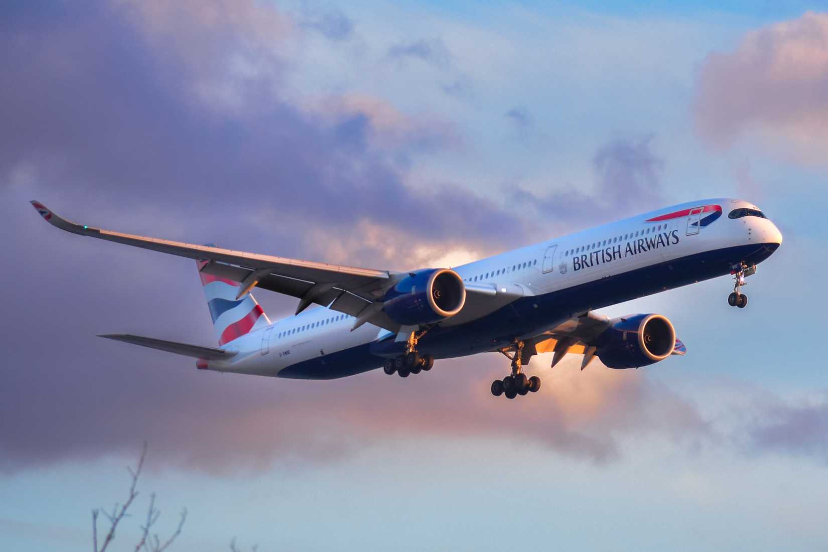 BA A350 Landing
