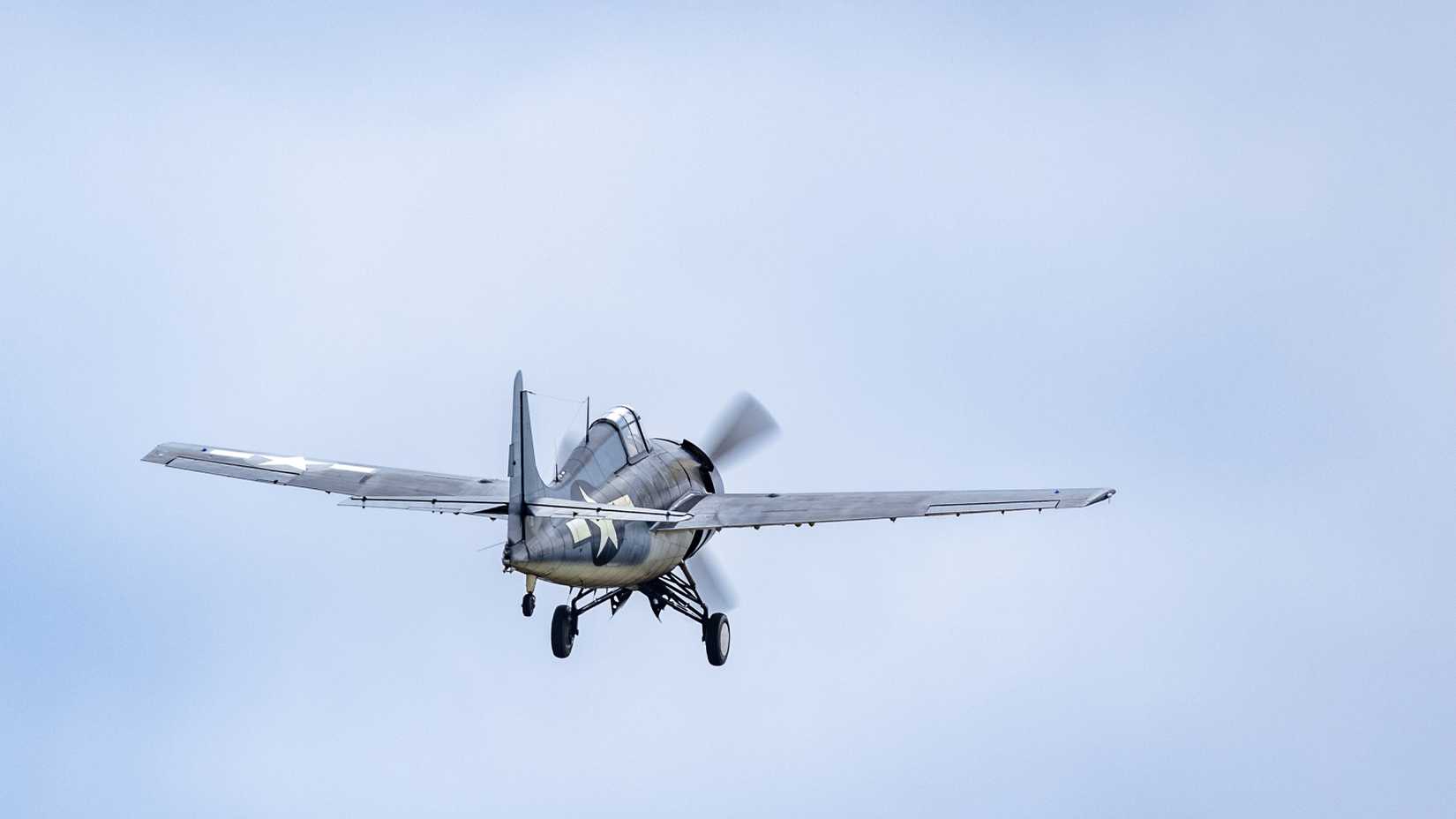 F4F-4 Wildcat Climbing