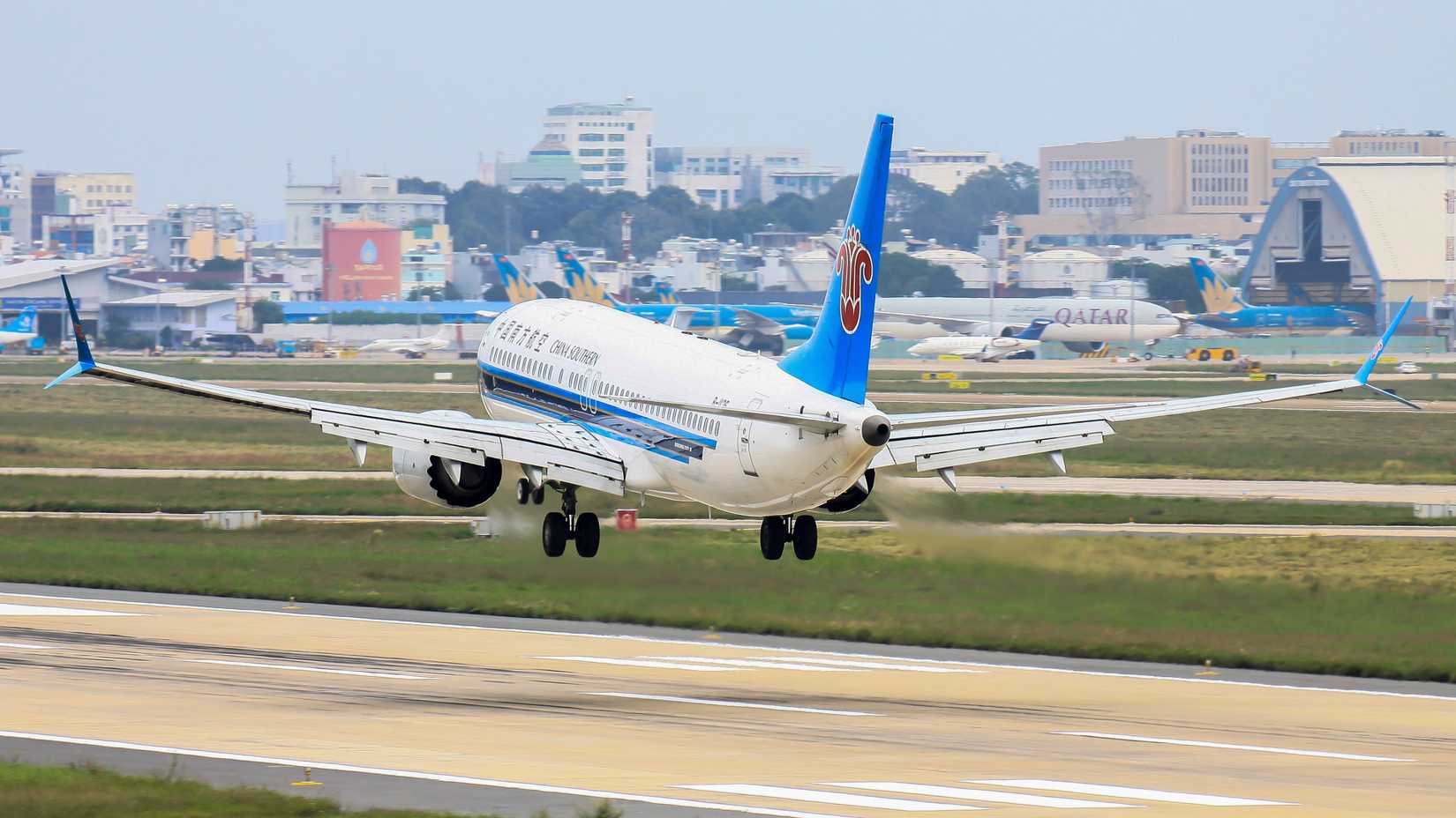 A Boeing 737 MAX 8 of China Southern Airlines