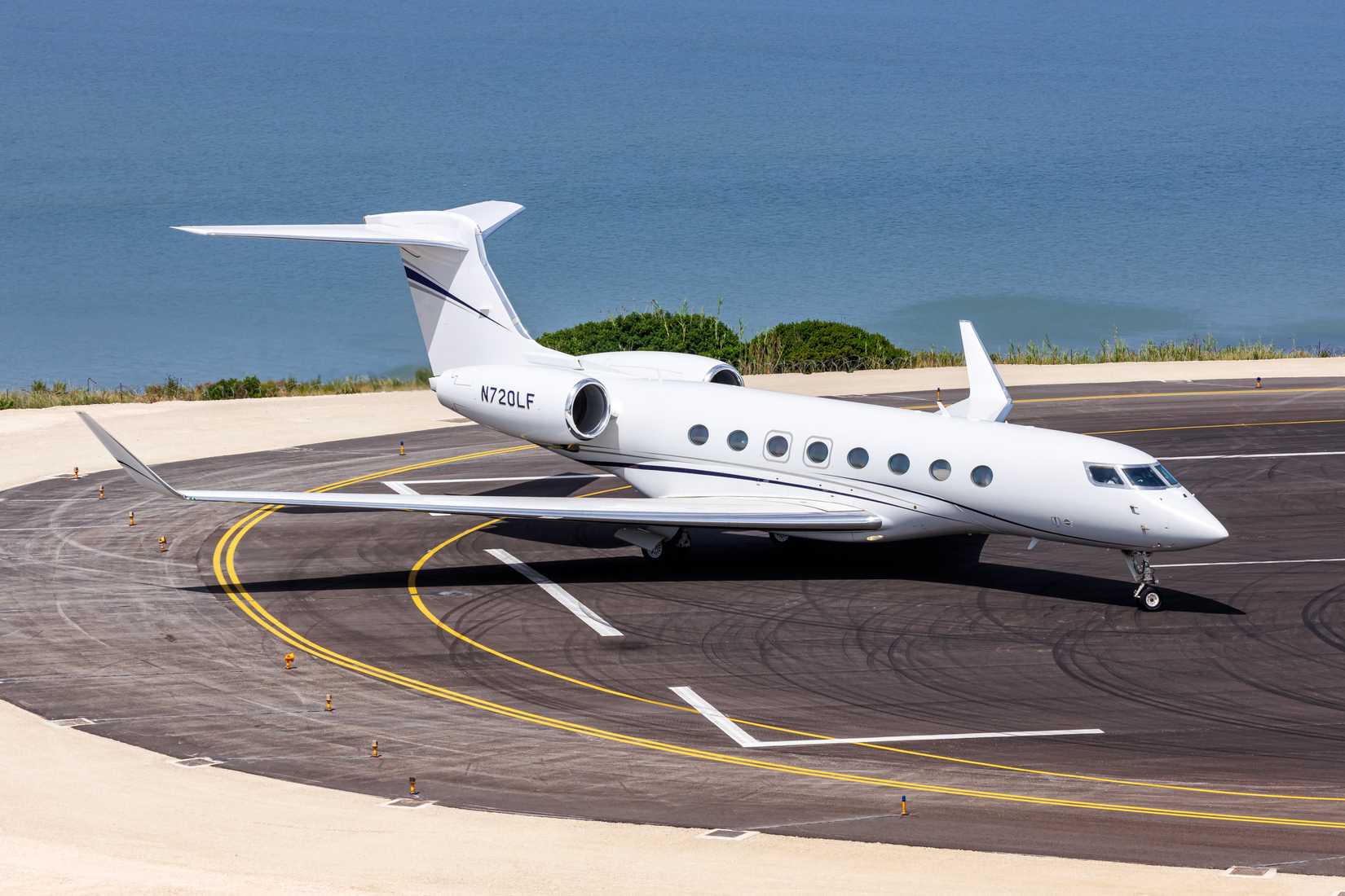 Gulfstream G650ER in Greece