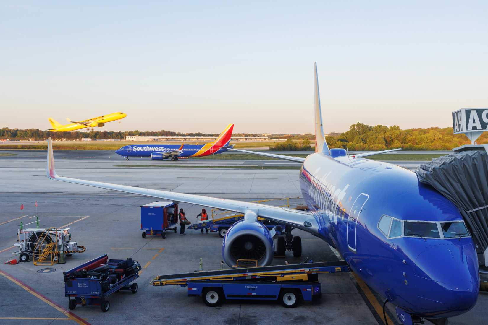 Southwest 737s At Baltimore Airport