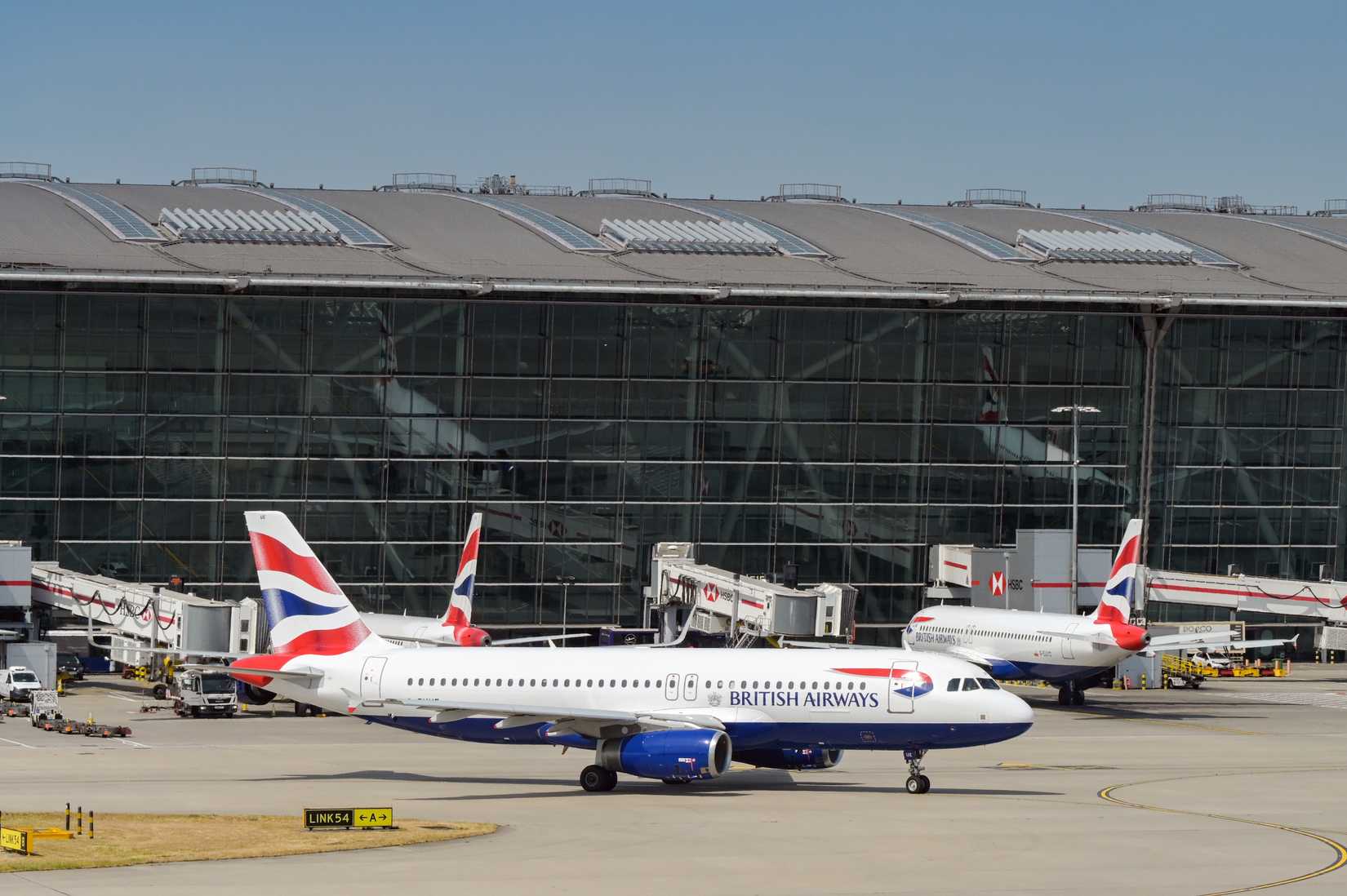 British Airways aircraft at London Heathrow Airport