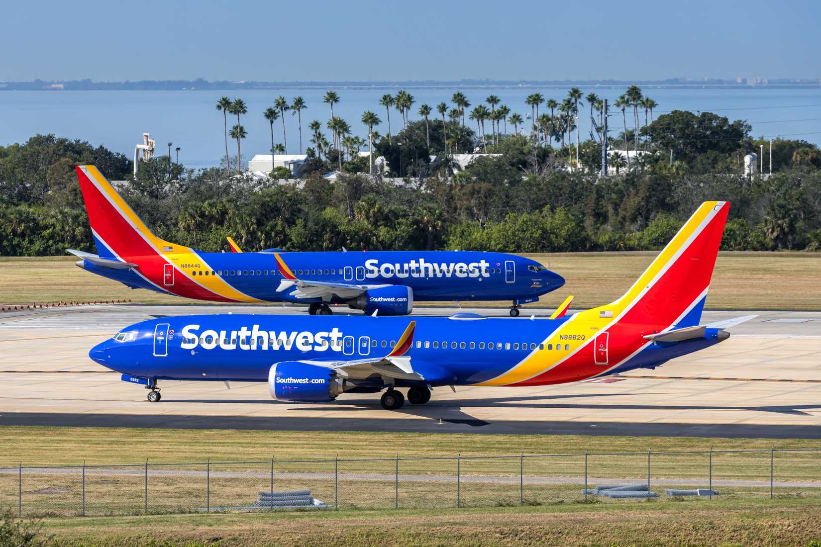 Southwest Boeing 737 MAX 8 Taxiing