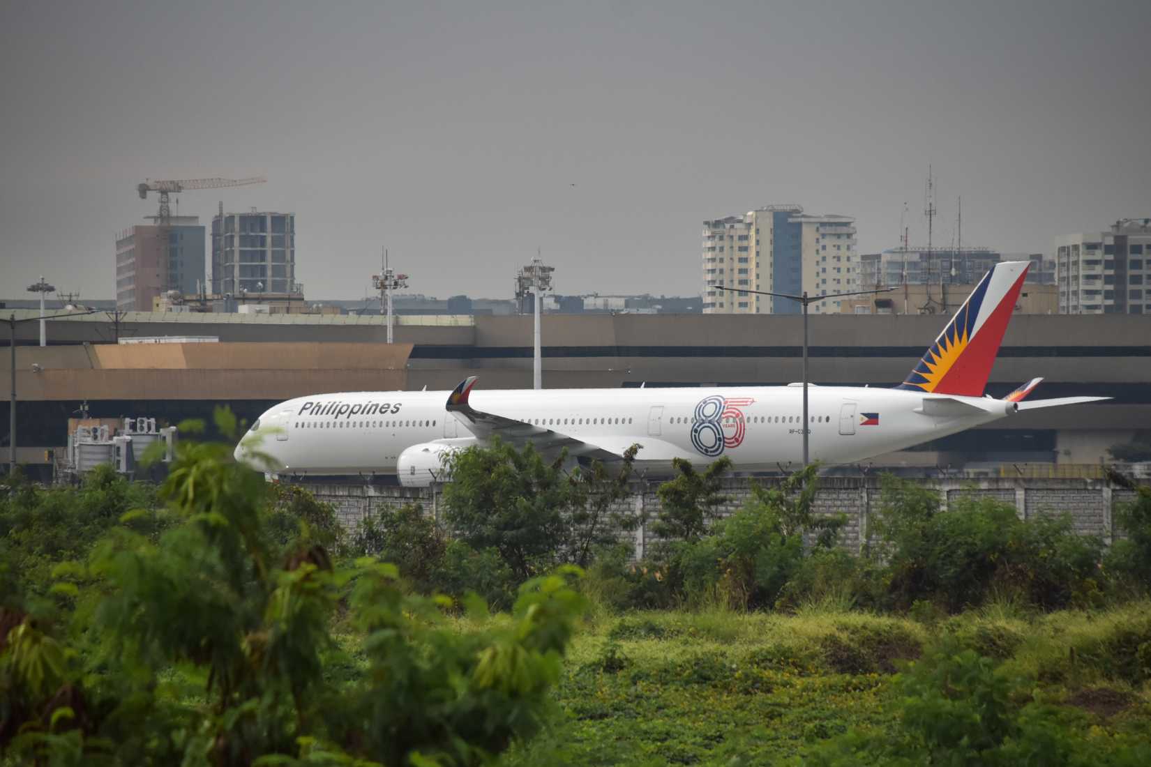 PAL Airbus A350-1000 On The Ground