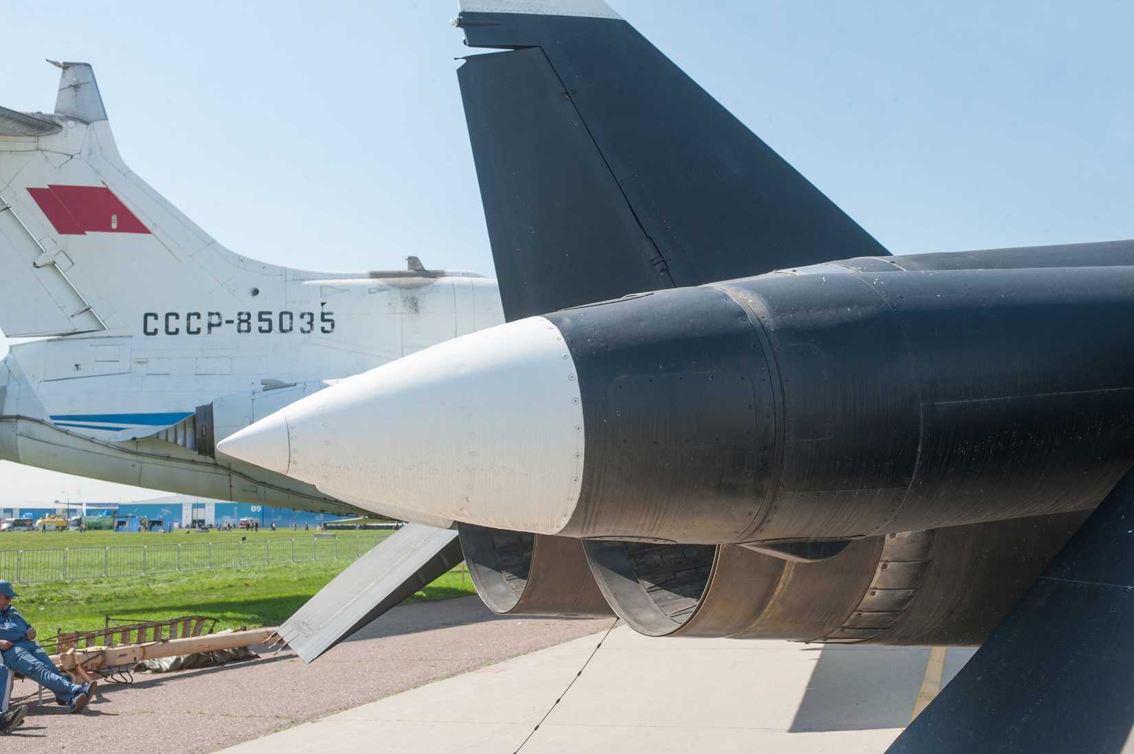 Parked Su-47 On Display