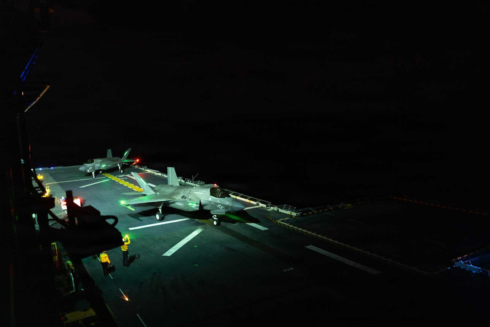 Lockheed Martin F-35B on the Wasp Class USS Boxer