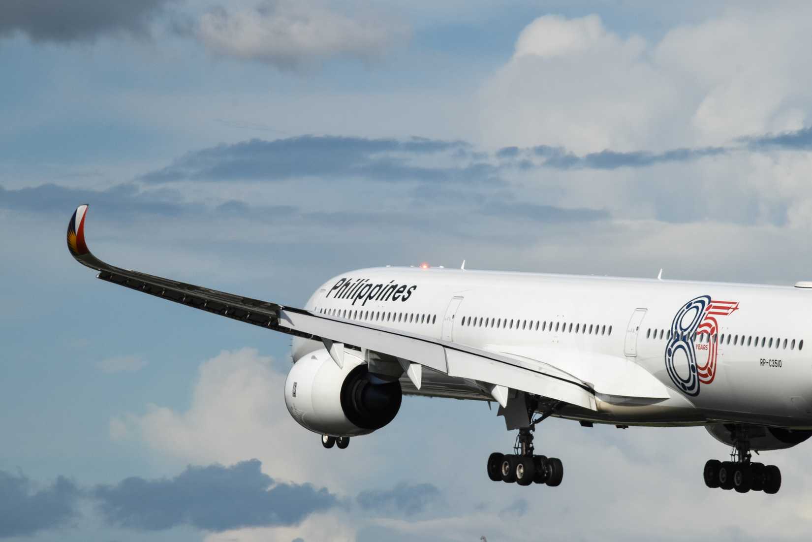 Philippine Airlines Airbus A350-1000 On Approach