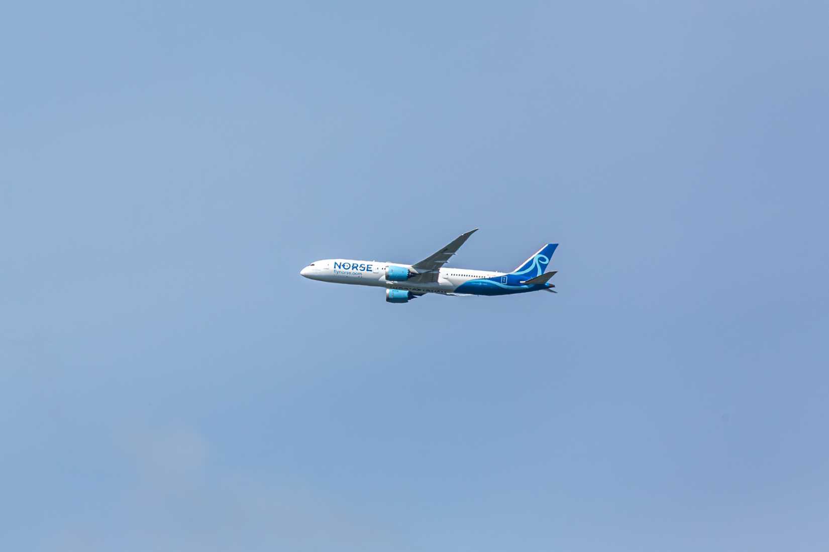 Norse Atlantic Boeing 787-9 In Flight