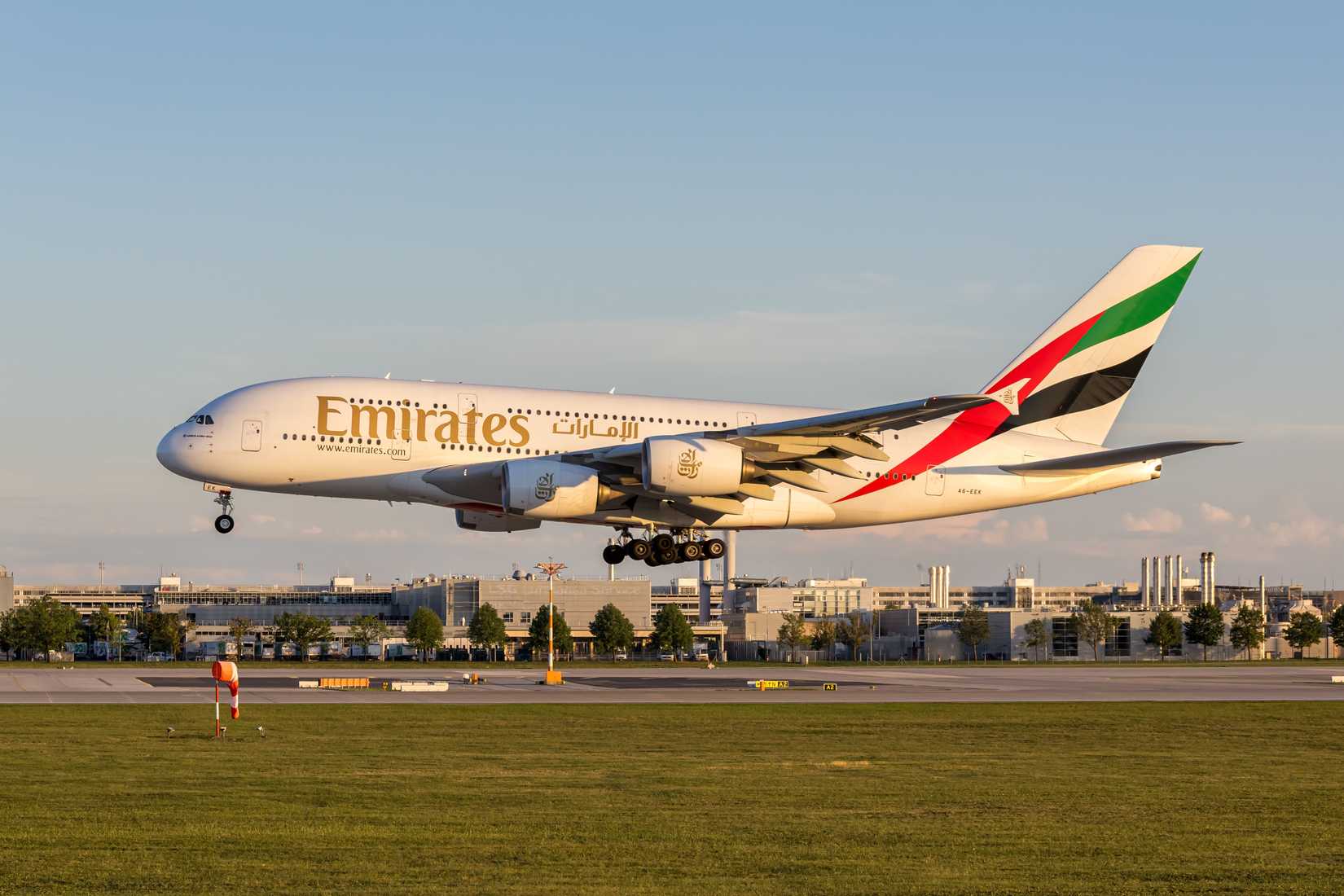 Emirates Airbus A380-800 aircraft 