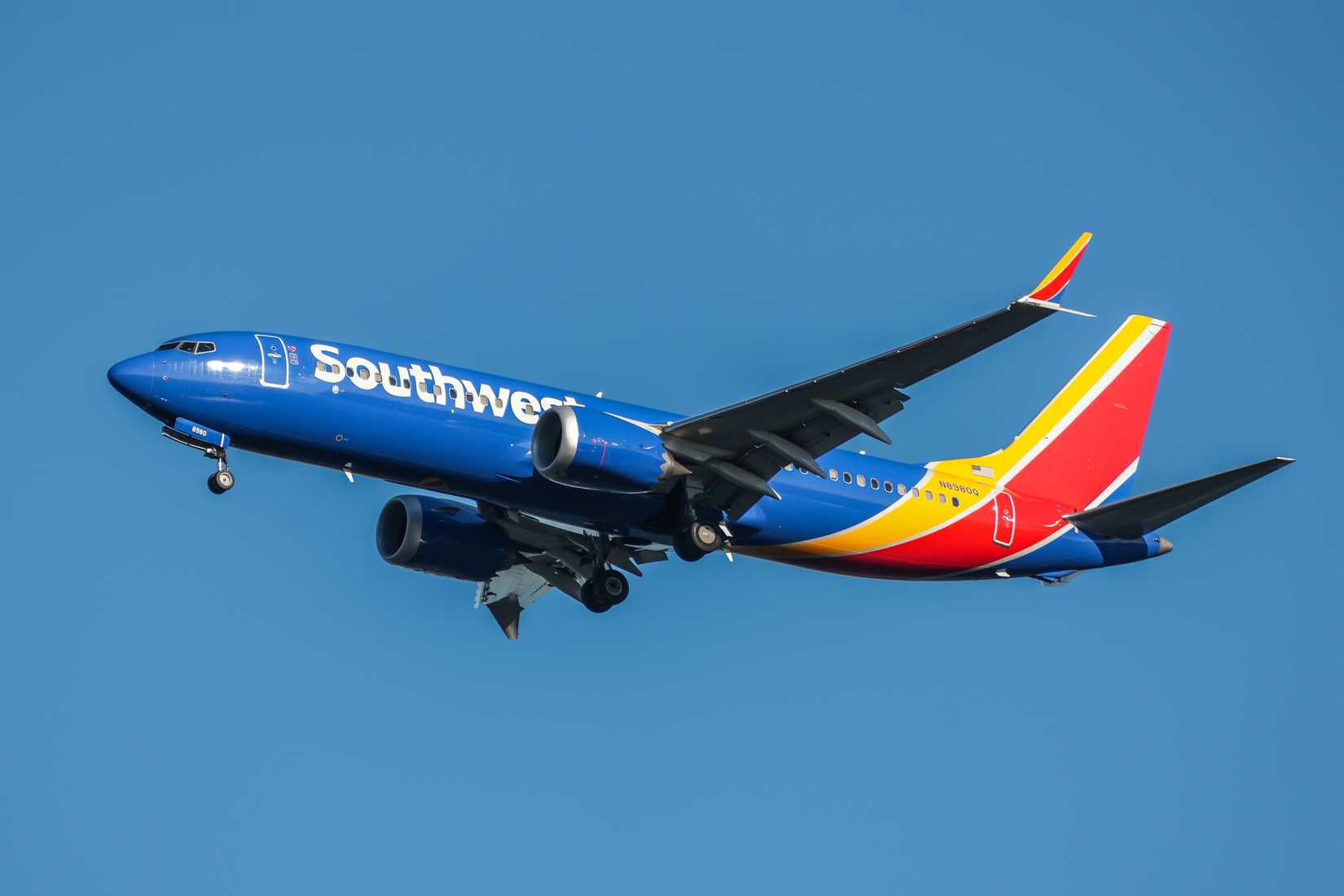 Southwest 737 Inflight