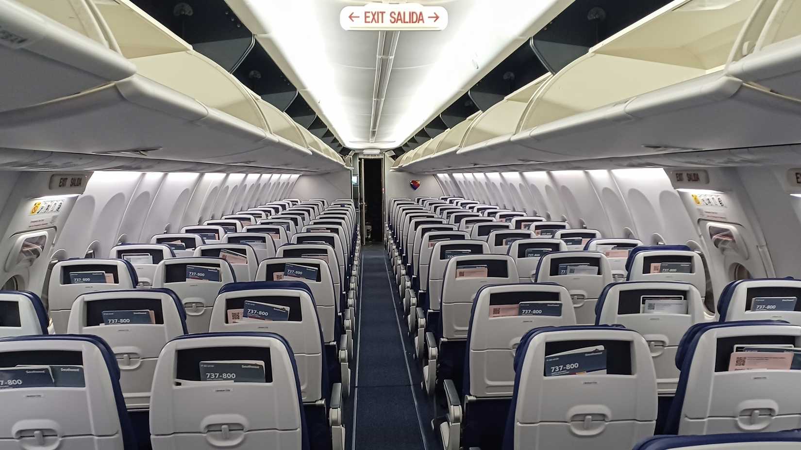 Southwest Airlines Boeing 737 interior