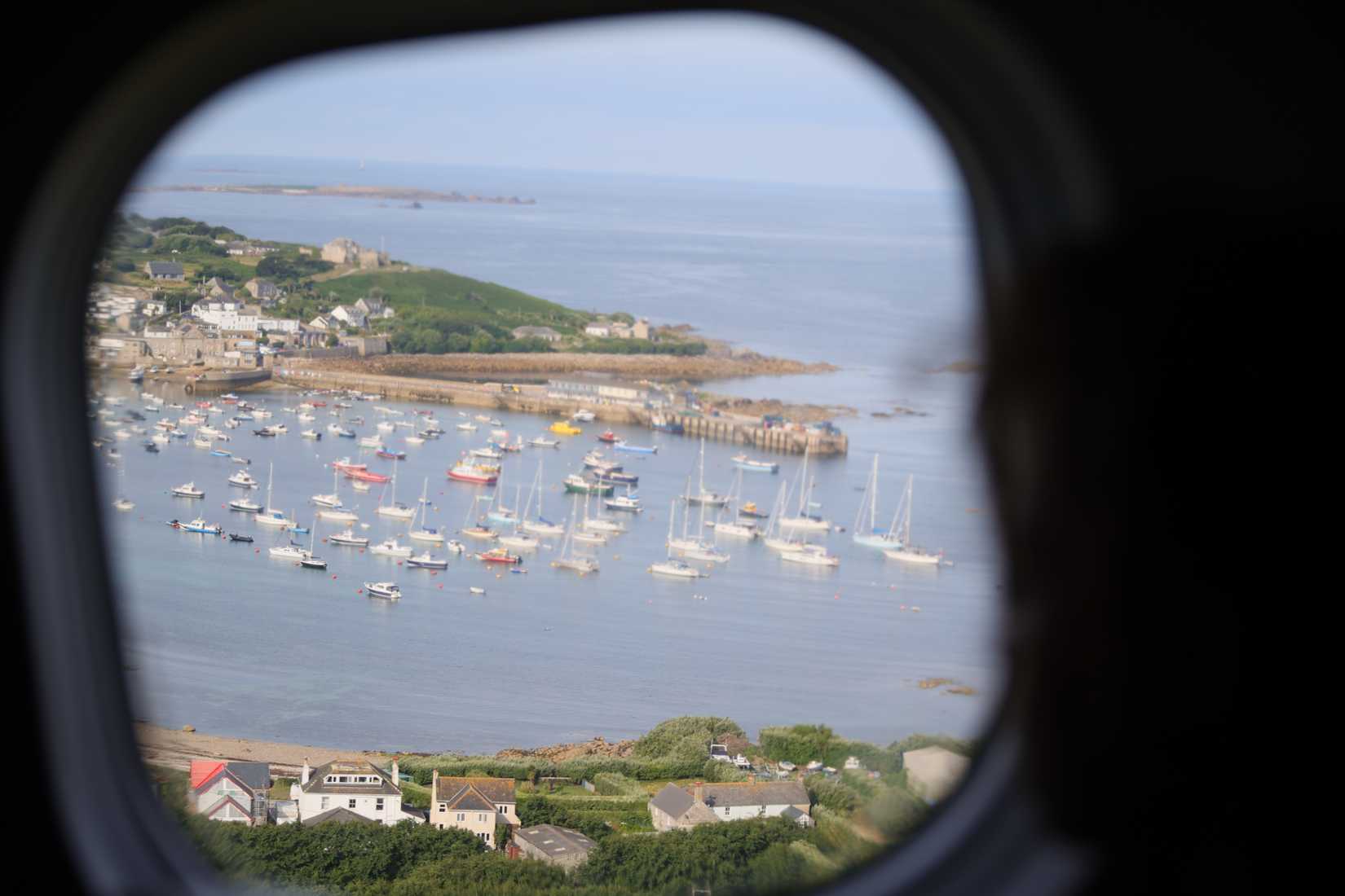 St_Marys_harbour_seen_from_the_skybus_plane_window