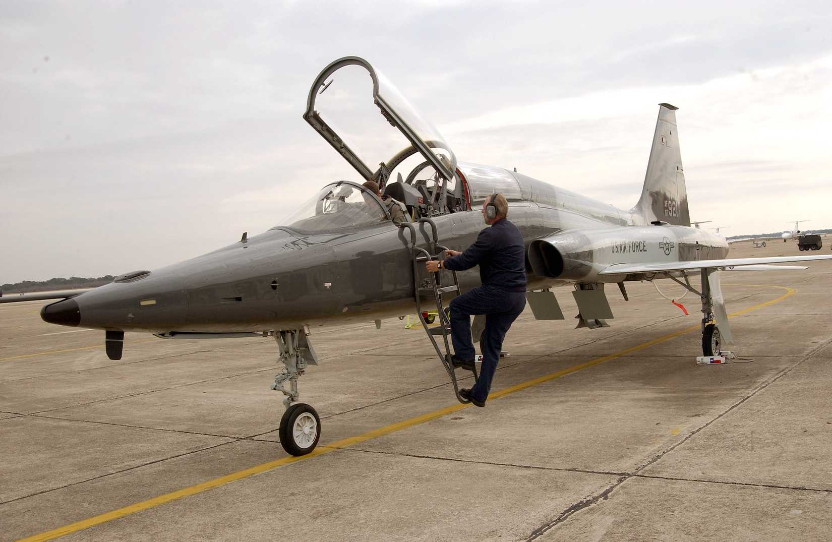 T-38C Talon used primarily by Air Education and Training
