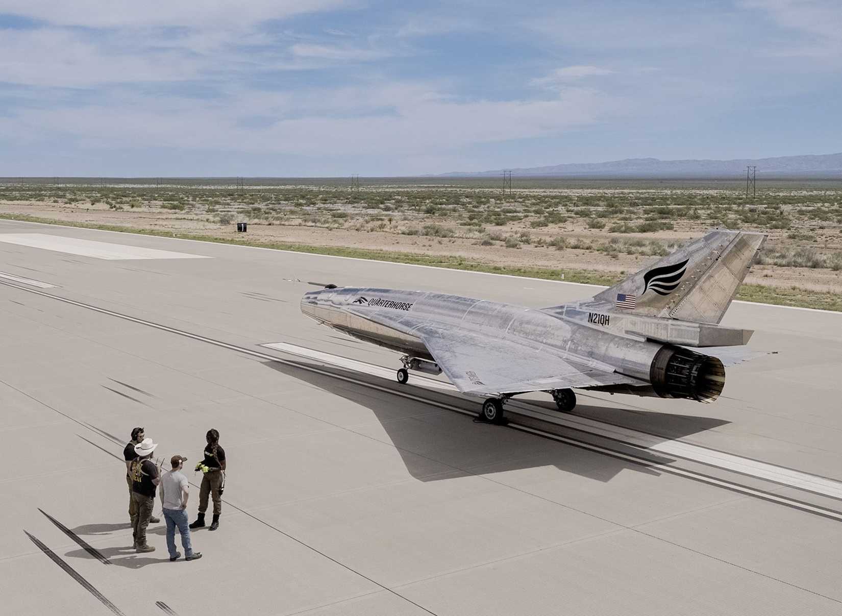 The Quarterhorse, a remotely piloted aircraft designed by Hermeus