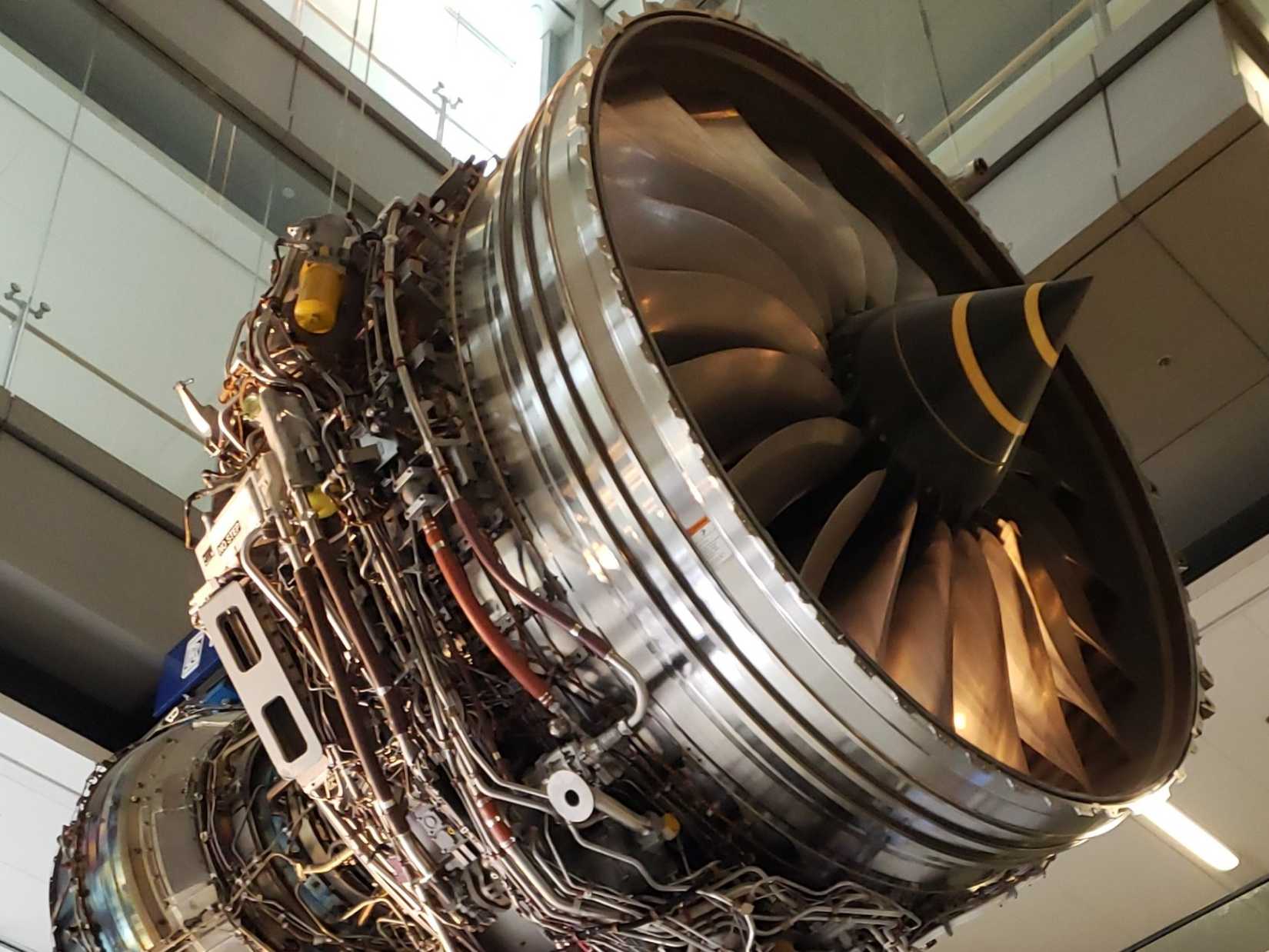 Trent 1000 in Goodwin hall at Virginia Tech.