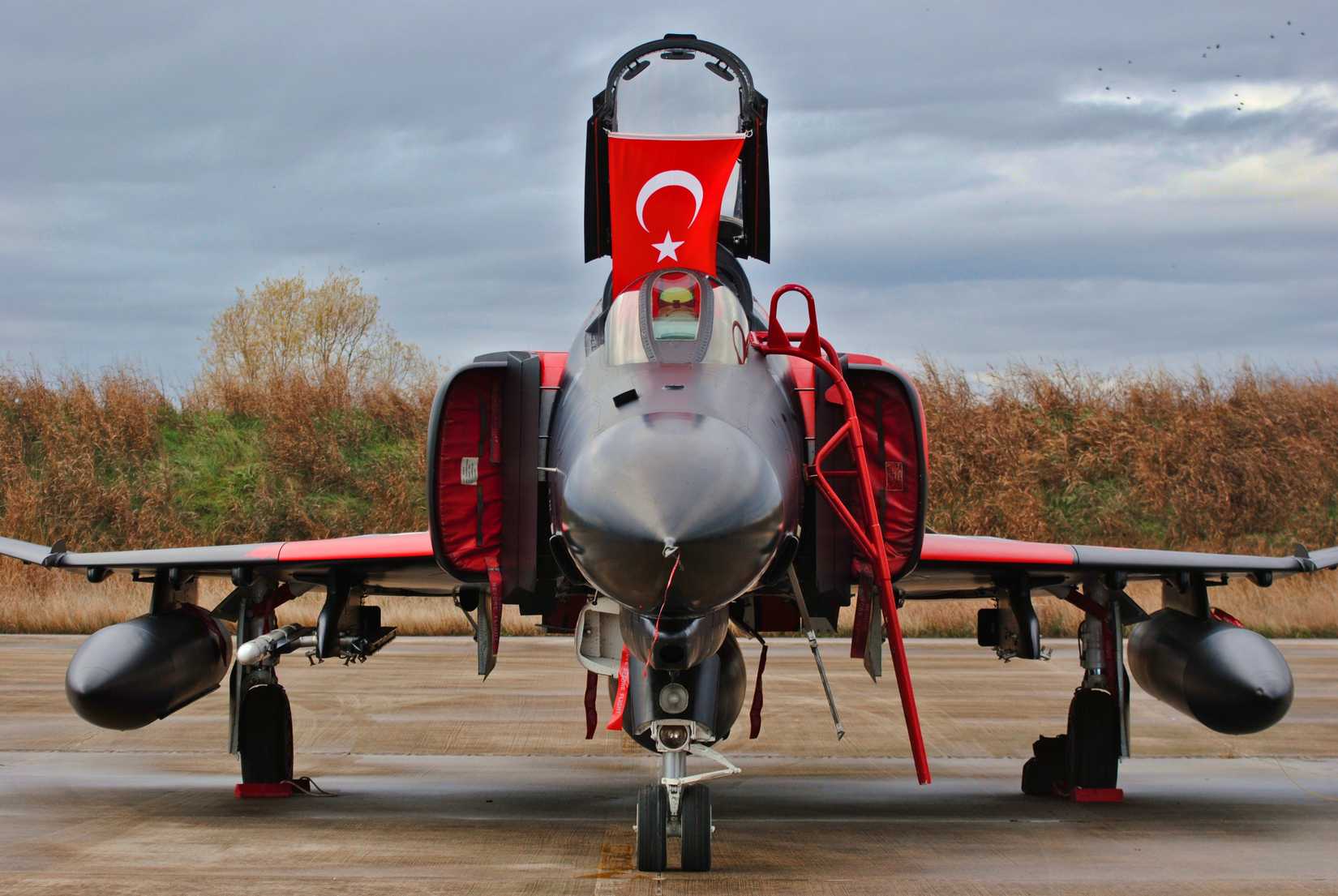 McDonnell Douglas F4 Phantom of Turkish Air Force at Poggio Dart exercise, Istrana AB, Italy