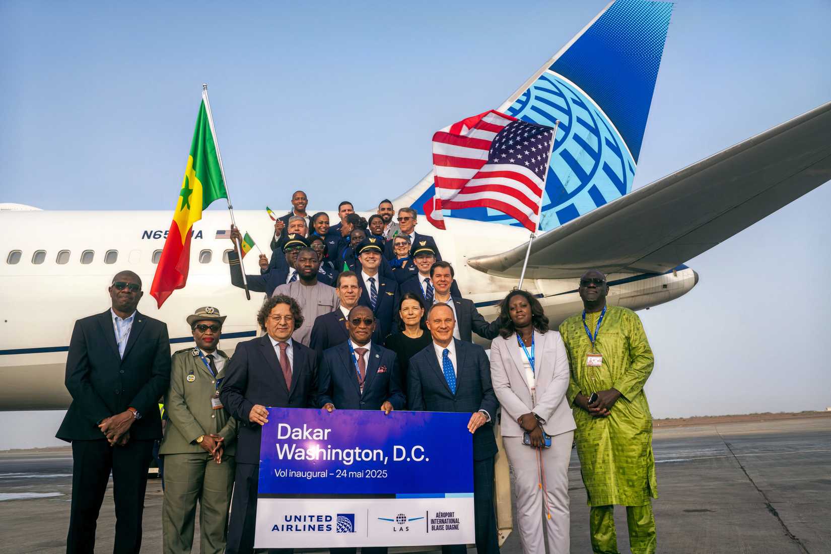 United Airlines Dakar launch