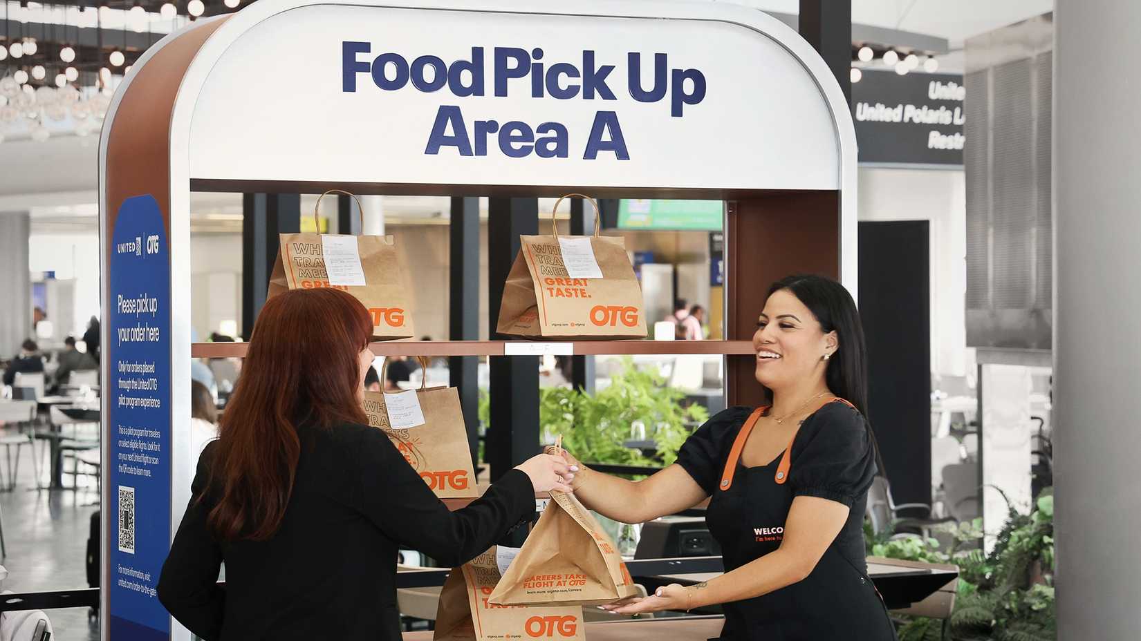 United Airlines EWR Food Delivery Pilot - Sept 2026