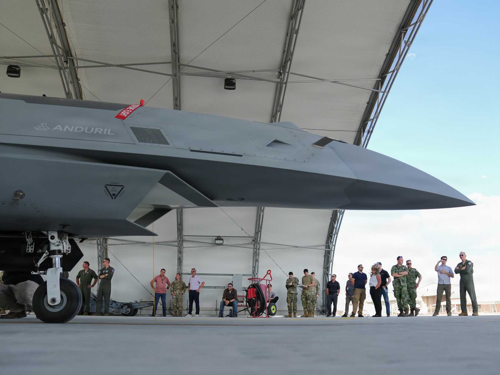 YFQ-44A Fury aircraft assigned to the Collaborative Combat Aircraft