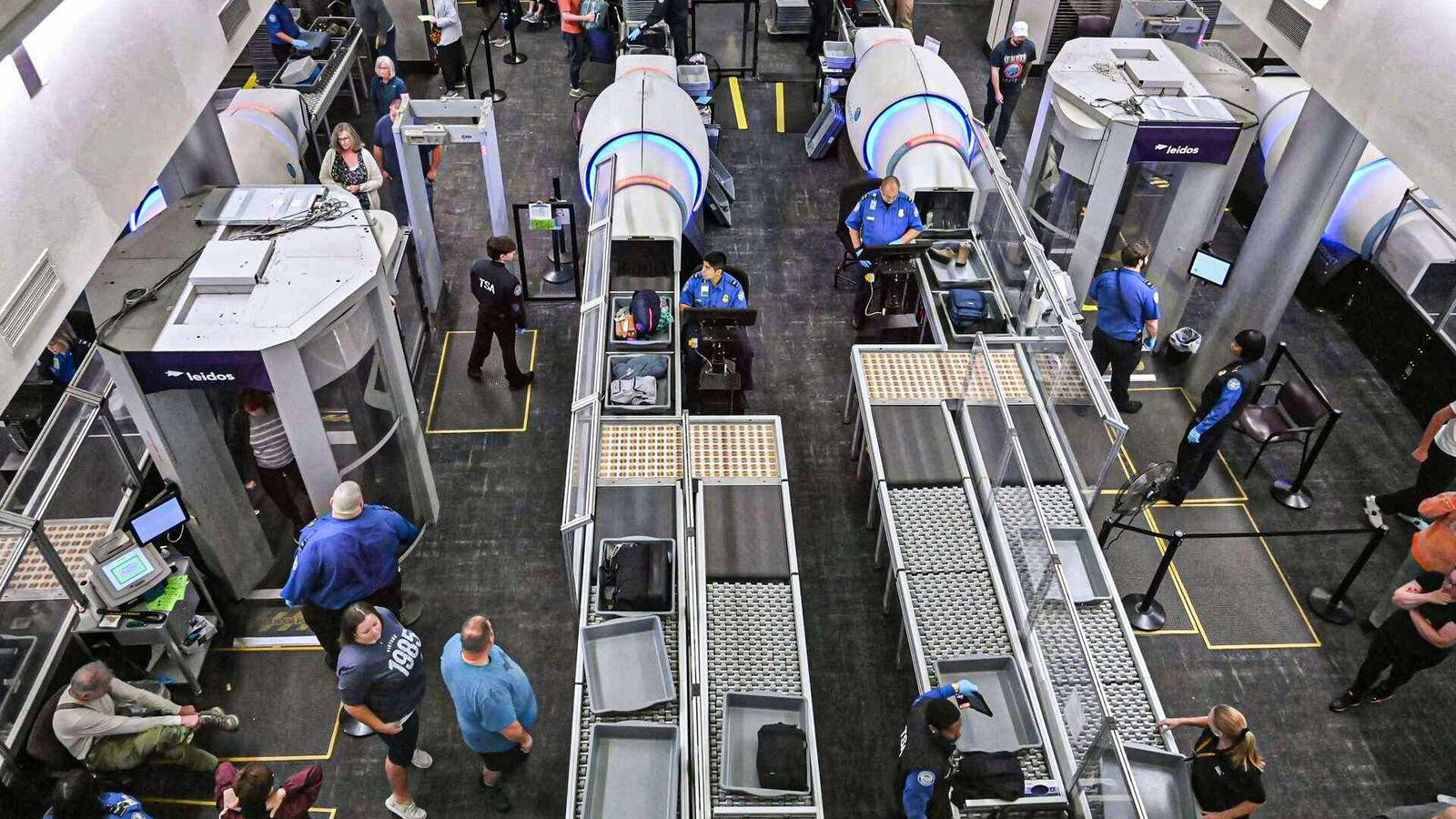 Itens mais confiscados pela TSA nos aeroportos dos Estados Unidos